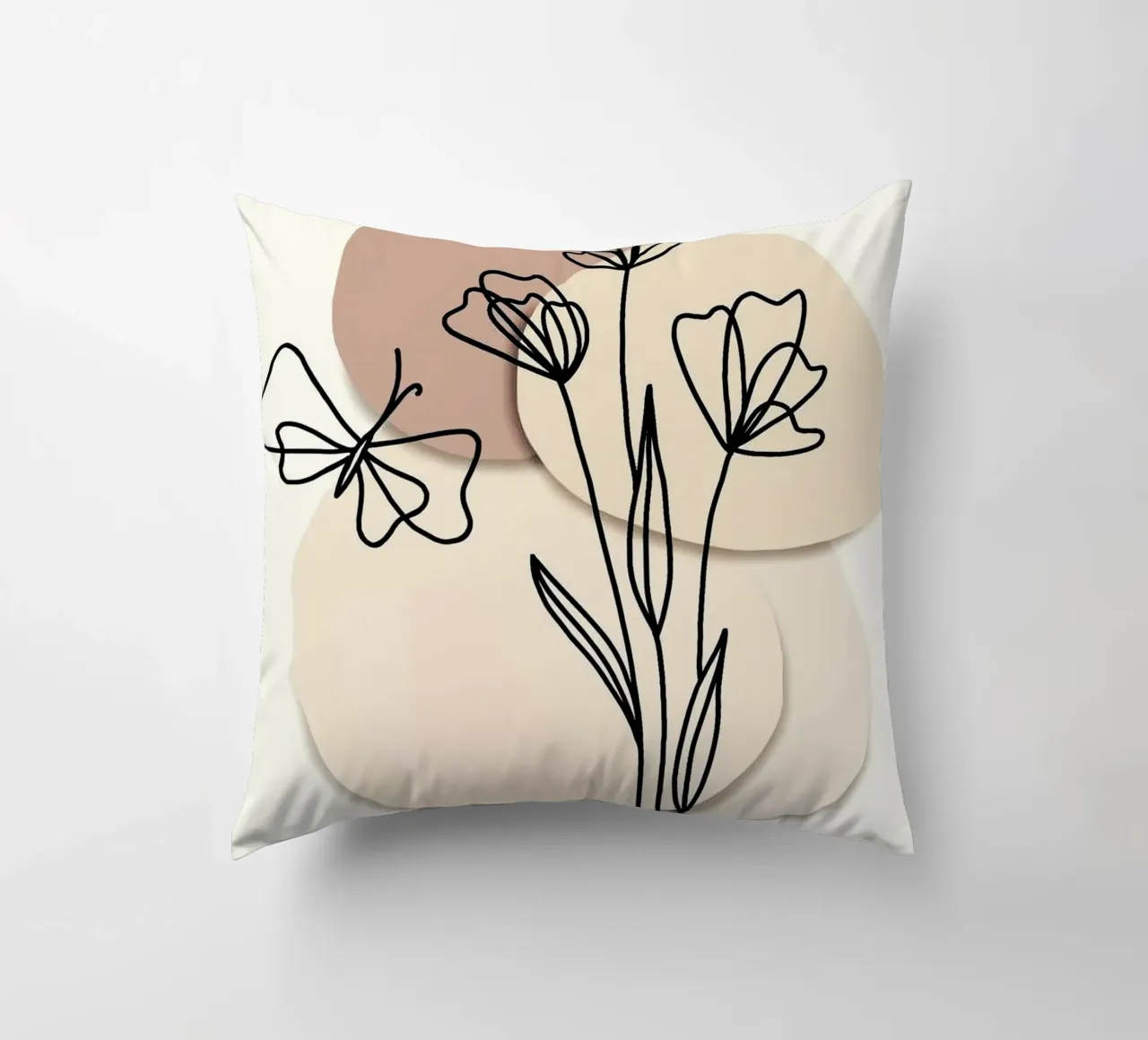 shape with flower cuscino da melts