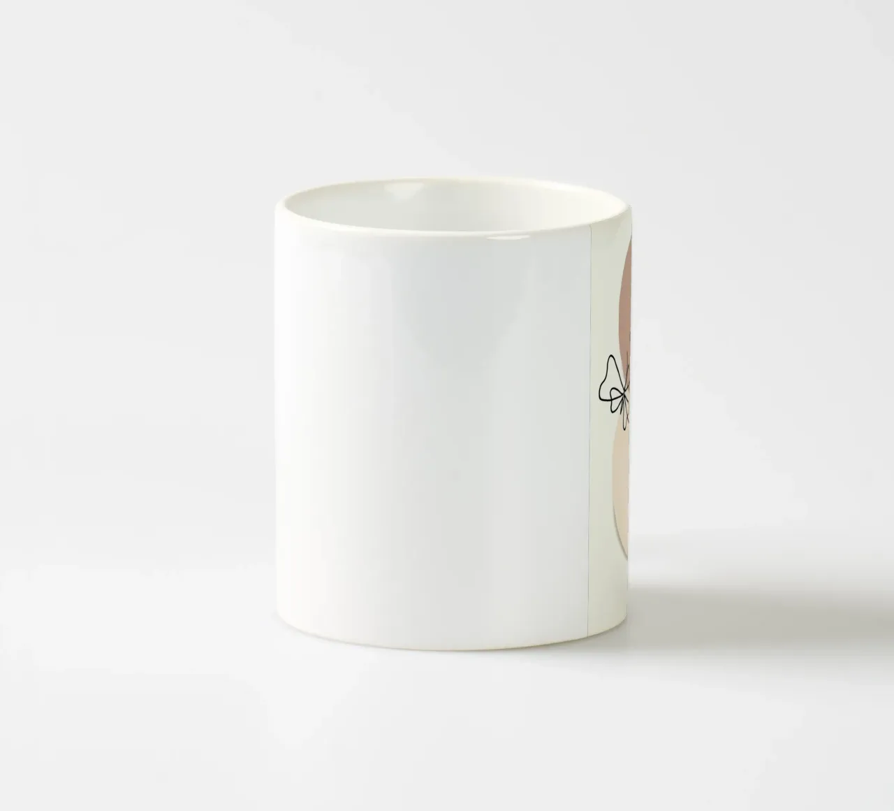 shape with flower tazza in ceramica da melts