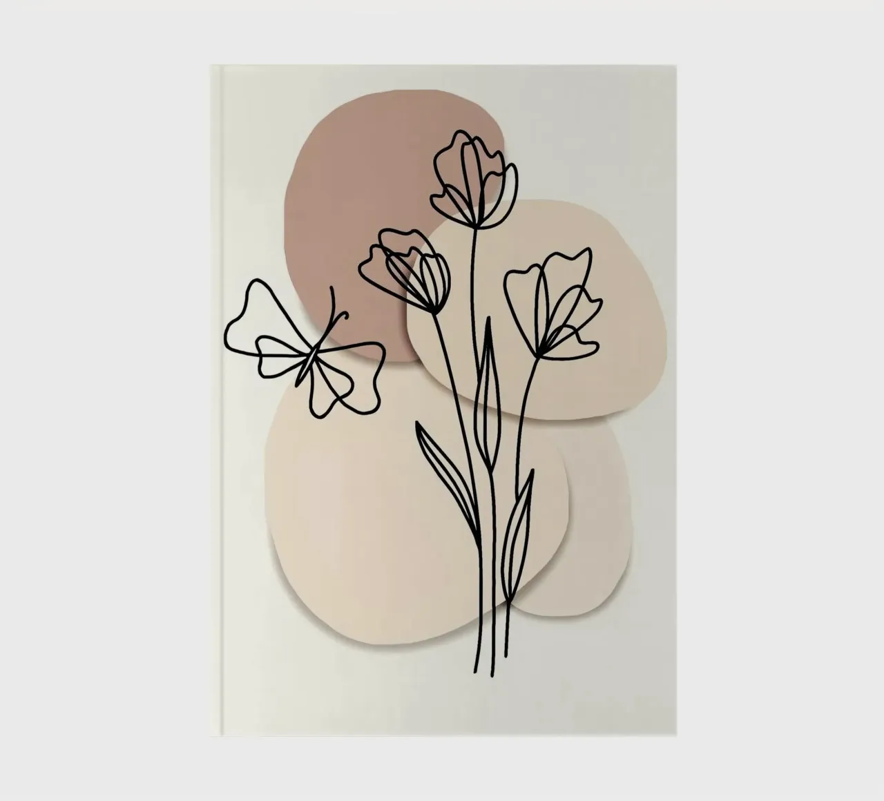 shape with flower notebook by melts