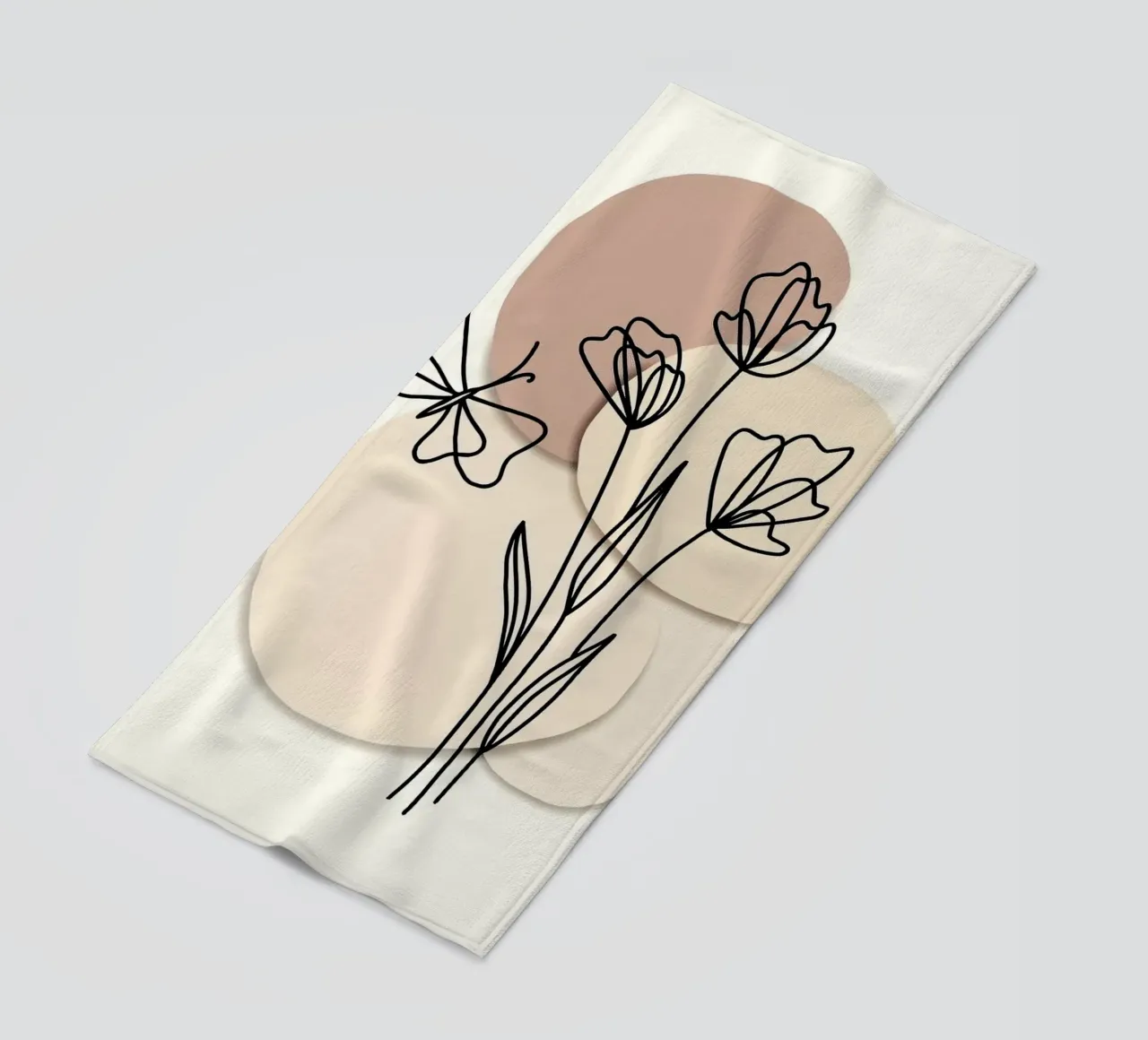 shape with flower telo mare da melts