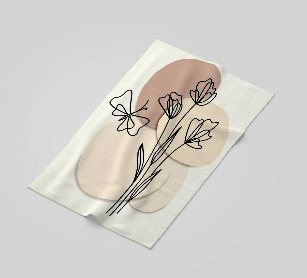 shape with flower telo mare da melts