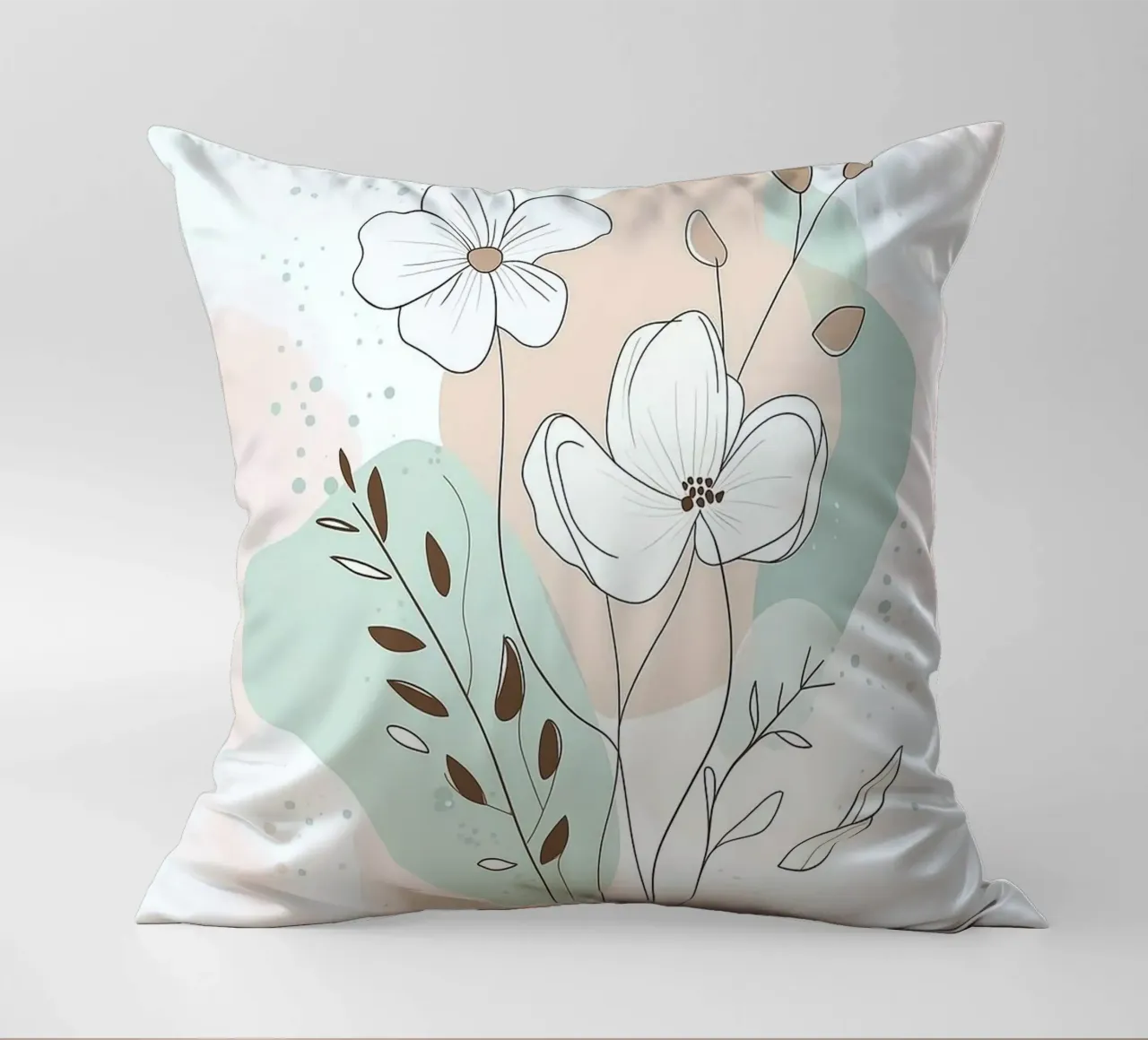 shape balance color flower cuscino da melts