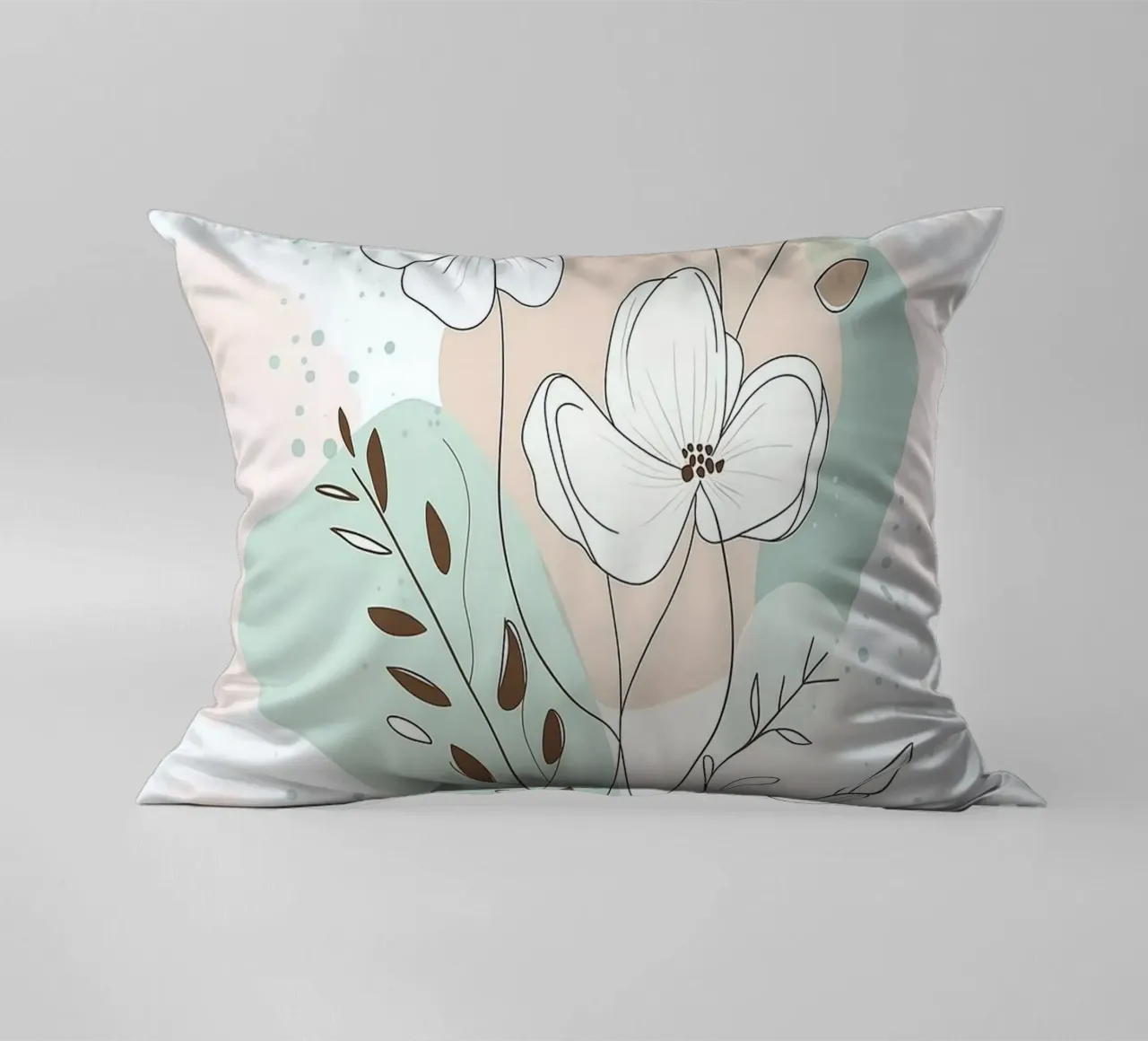 shape balance color flower cuscino da melts