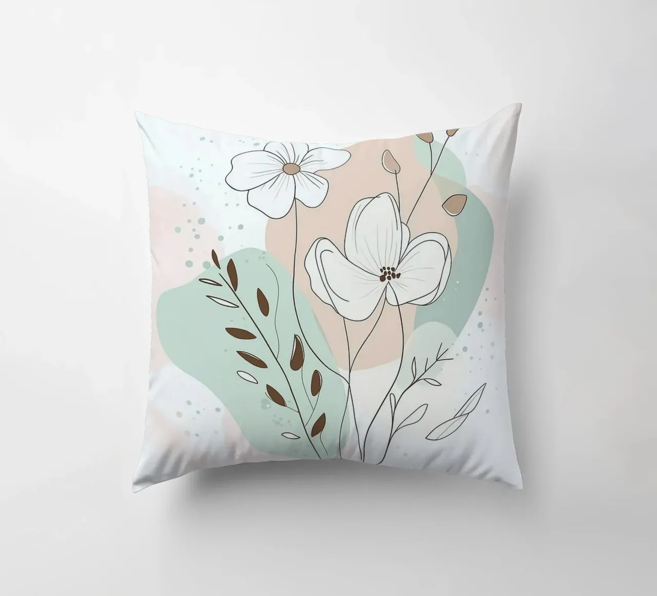 shape balance color flower cuscino da melts