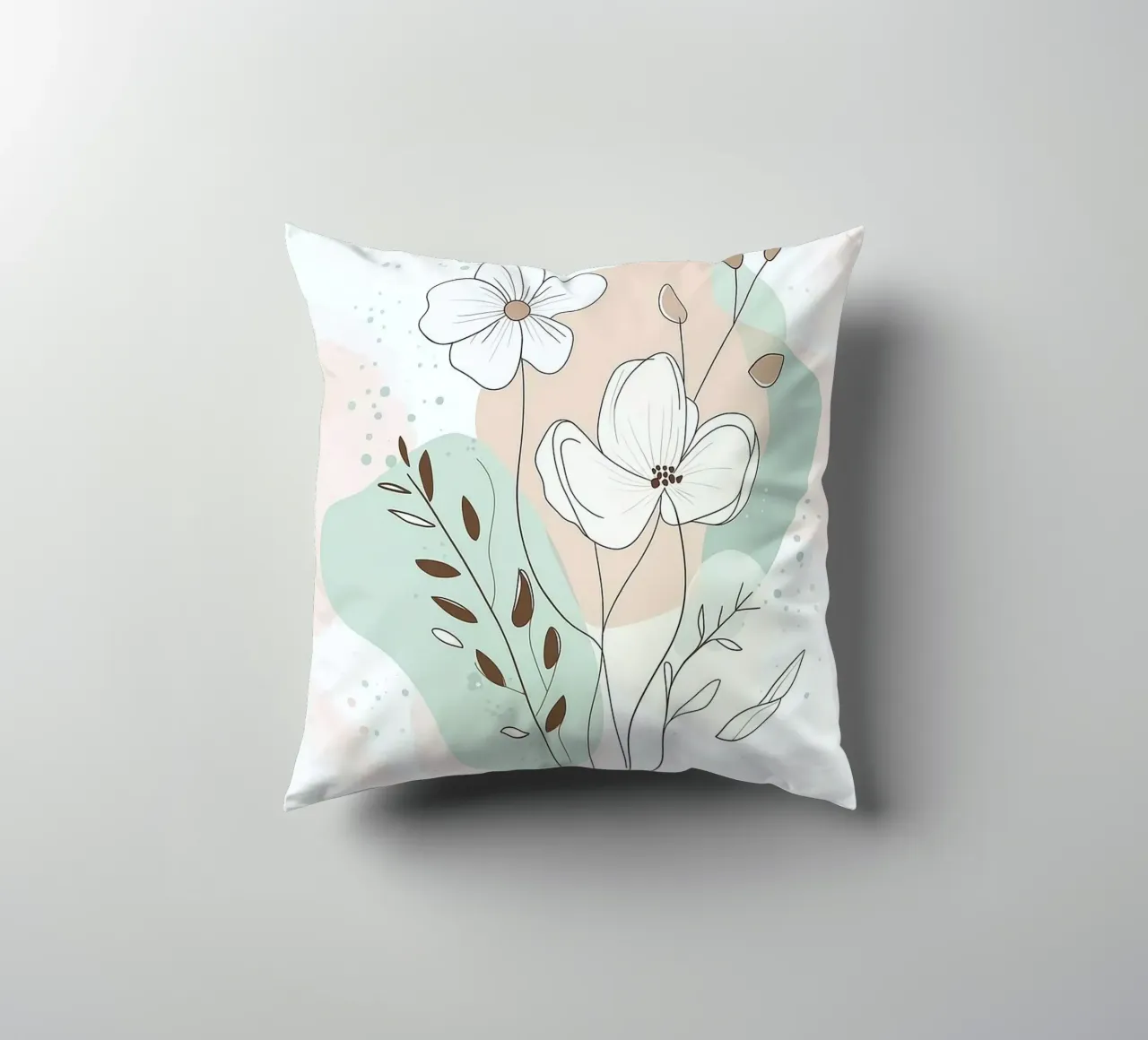shape balance color flower cuscino da melts