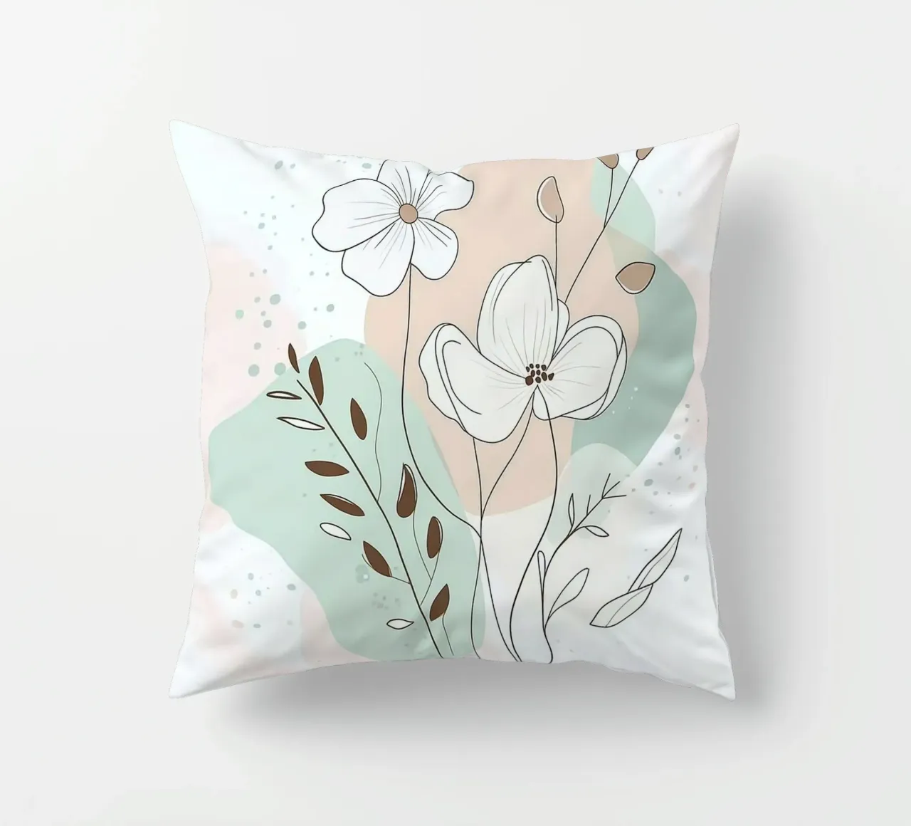 shape balance color flower cuscino da melts