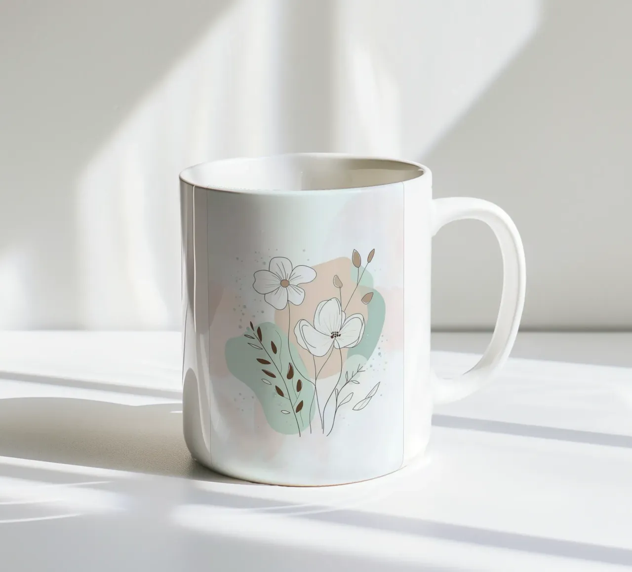shape balance color flower tazza in ceramica da melts