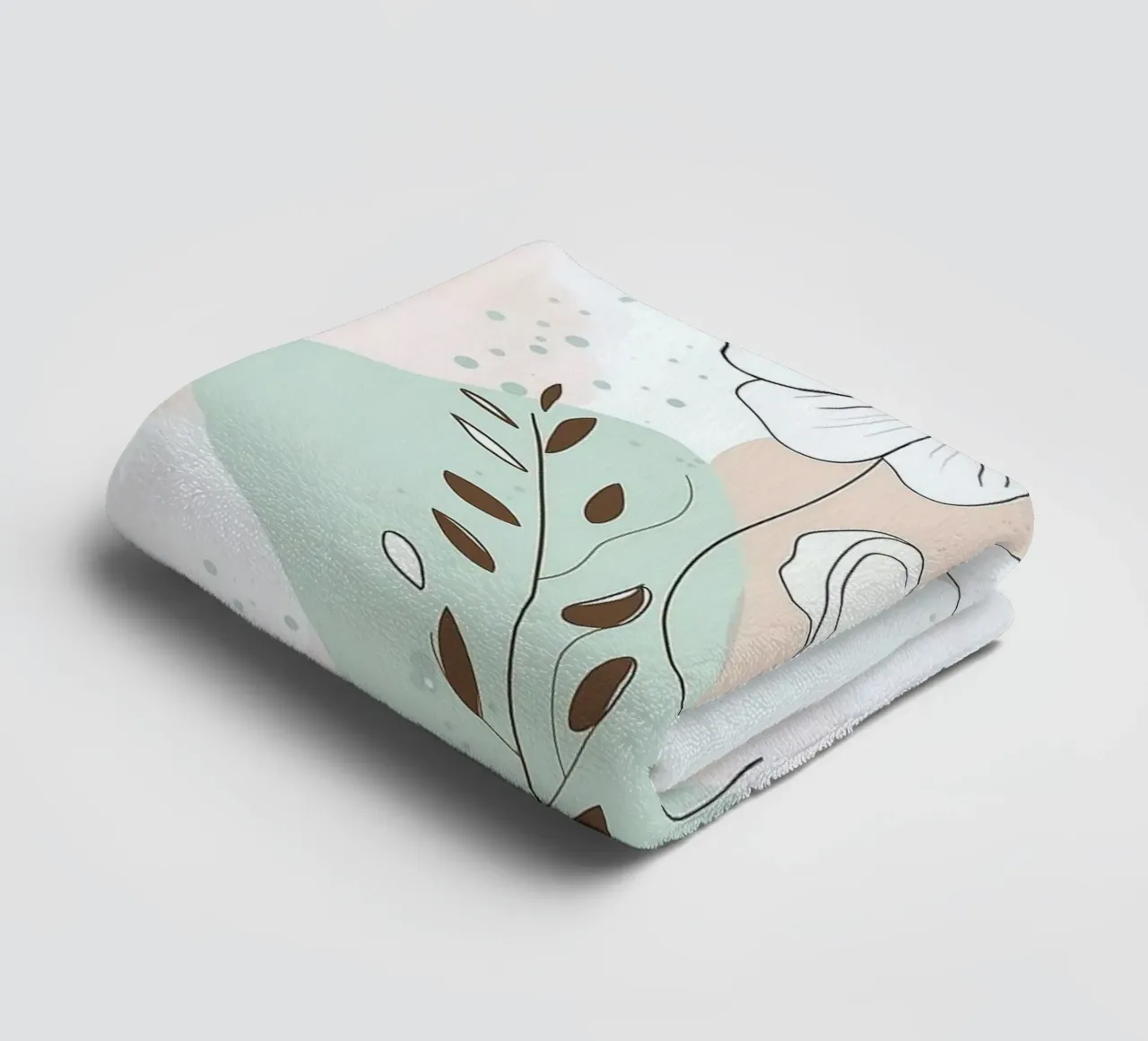 shape balance color flower asciugamano da bagno da melts