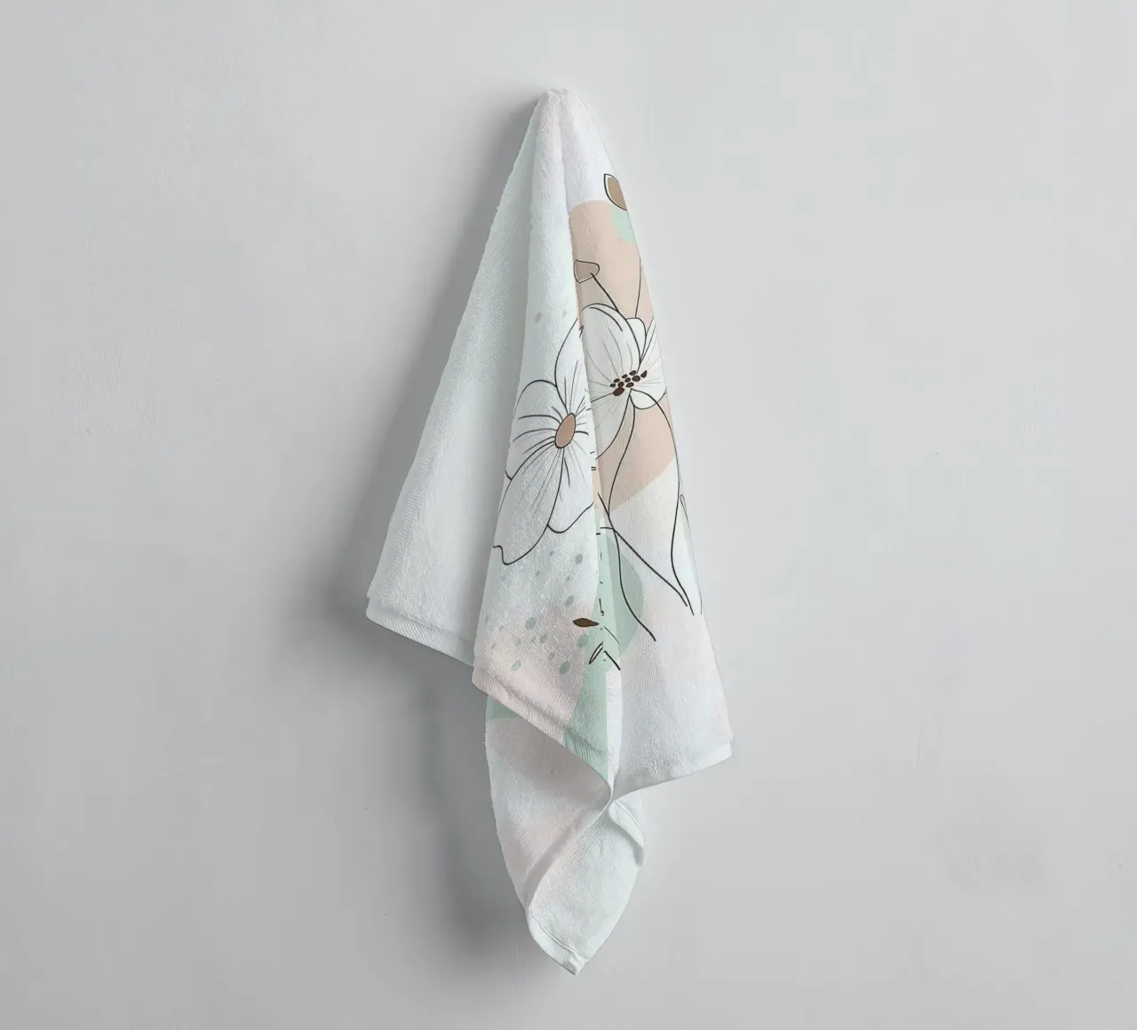 shape balance color flower asciugamano da bagno da melts