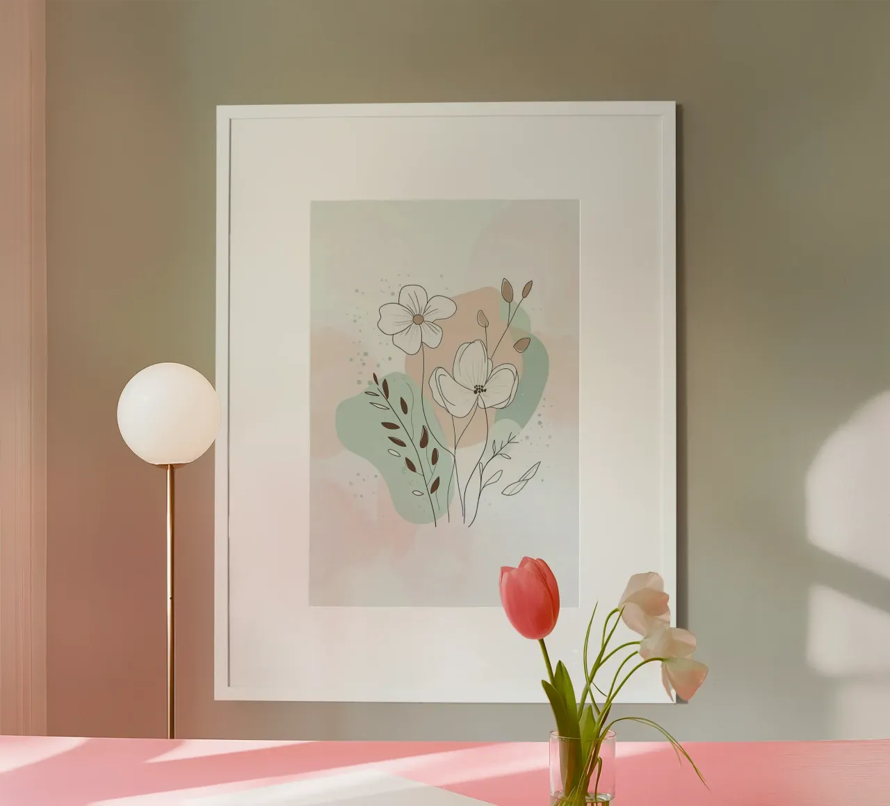 shape balance color flower poster da melts