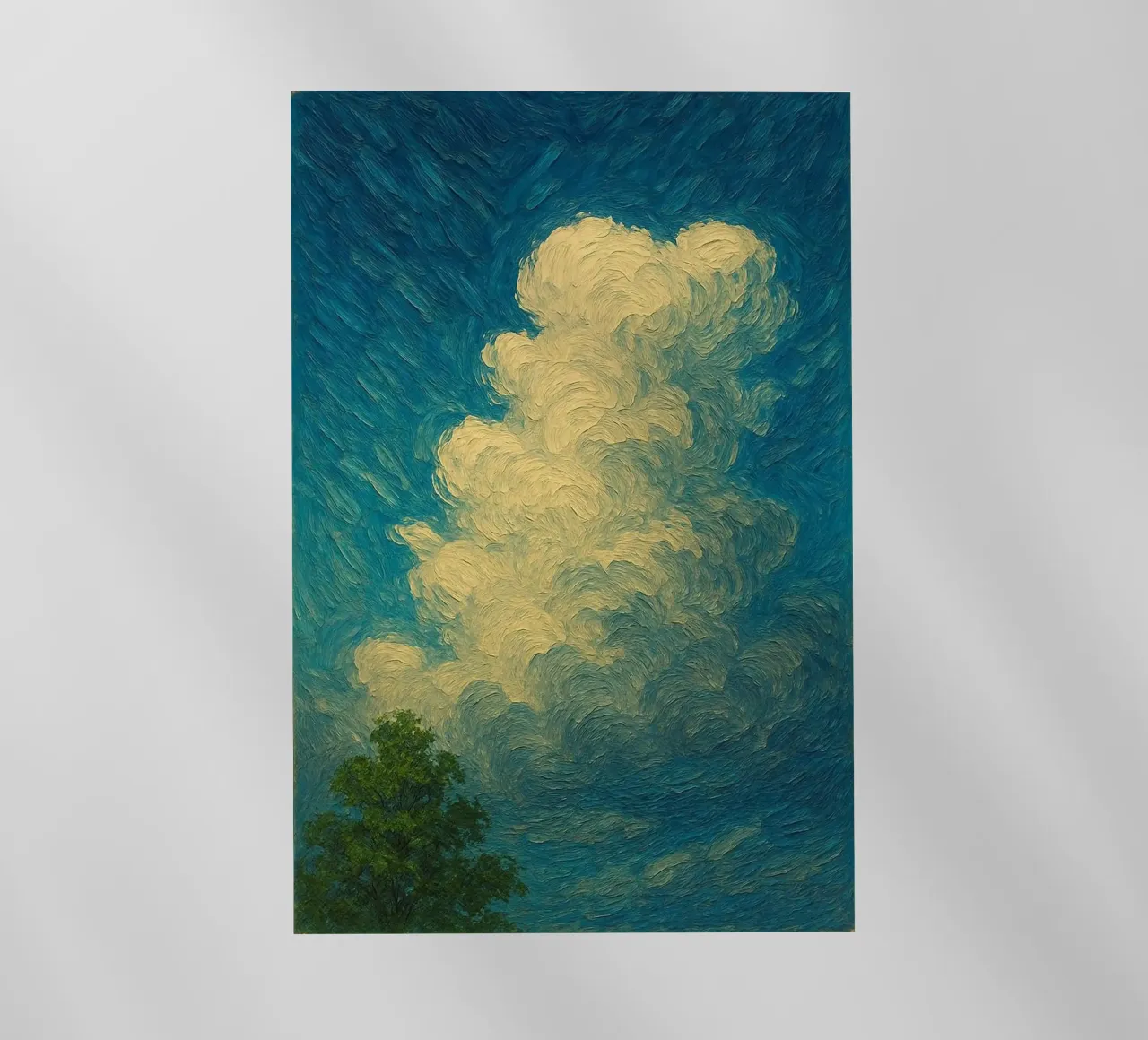 cloud shape in sky pellicola backlit da melts