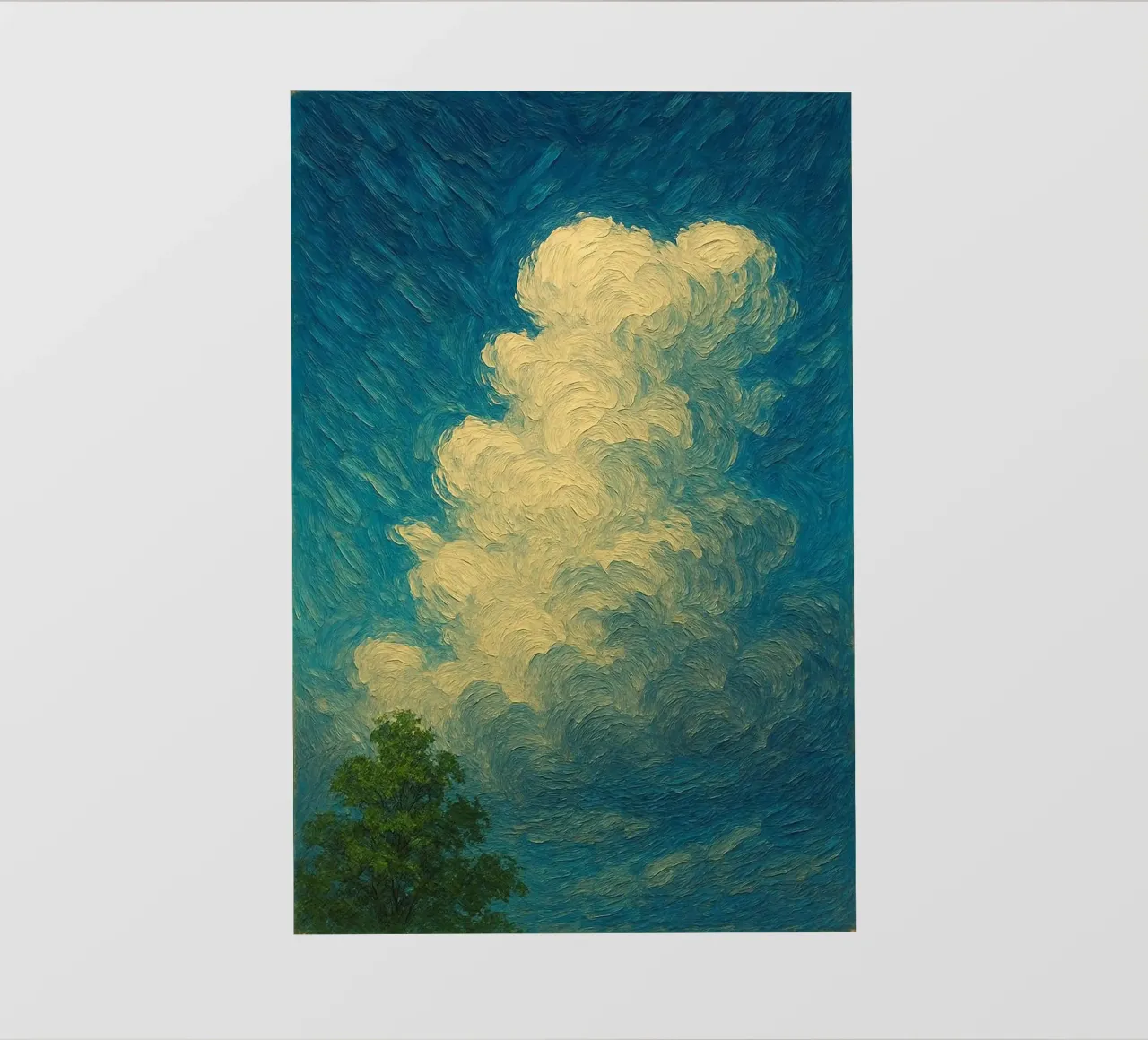 cloud shape in sky pellicola backlit da melts