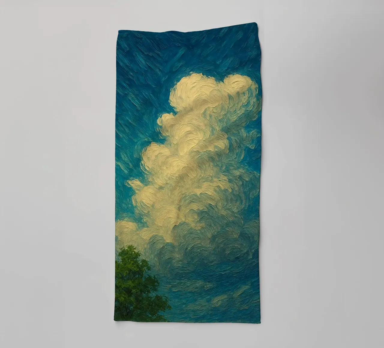 cloud shape in sky asciugamano da bagno da melts