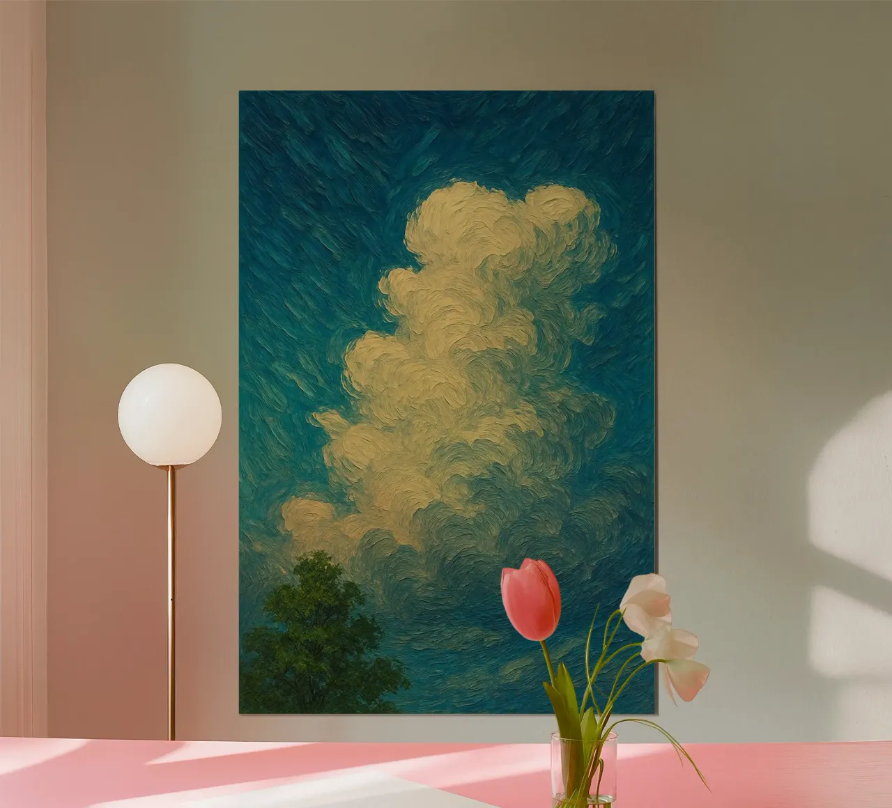 cloud shape in sky poster da melts