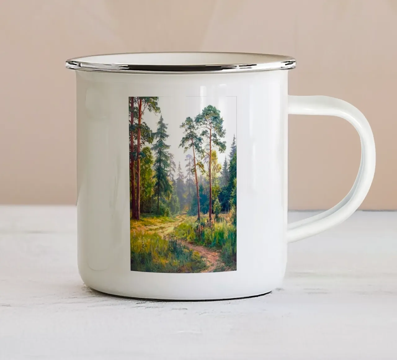 sunshine on forest tazza in smalto da melts