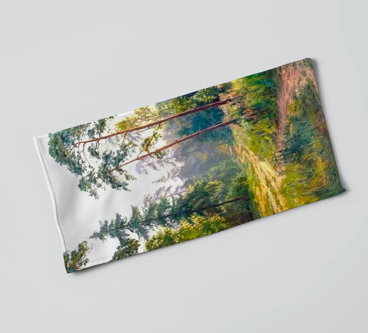 sunshine on forest asciugamano da bagno da melts