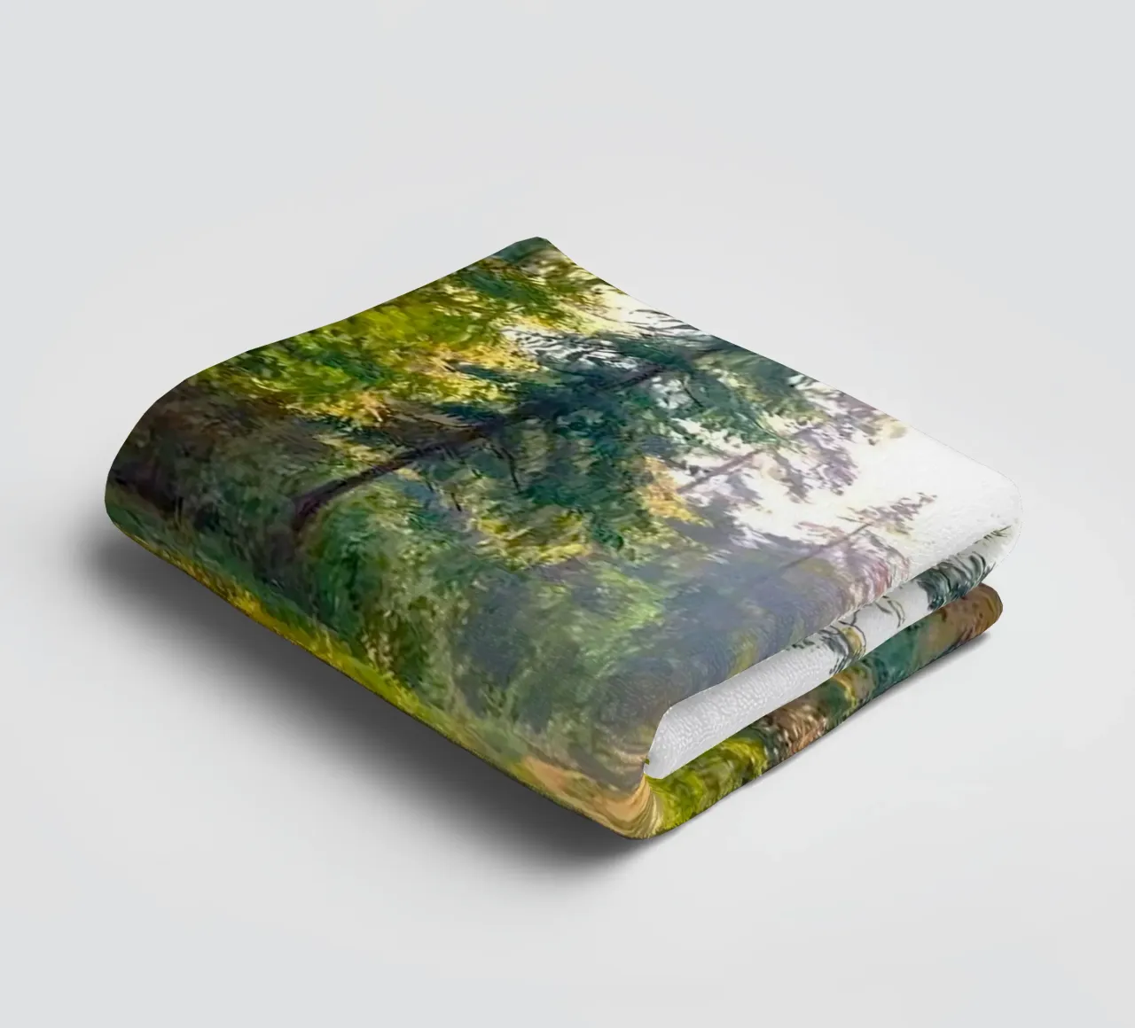 sunshine on forest asciugamano da bagno da melts