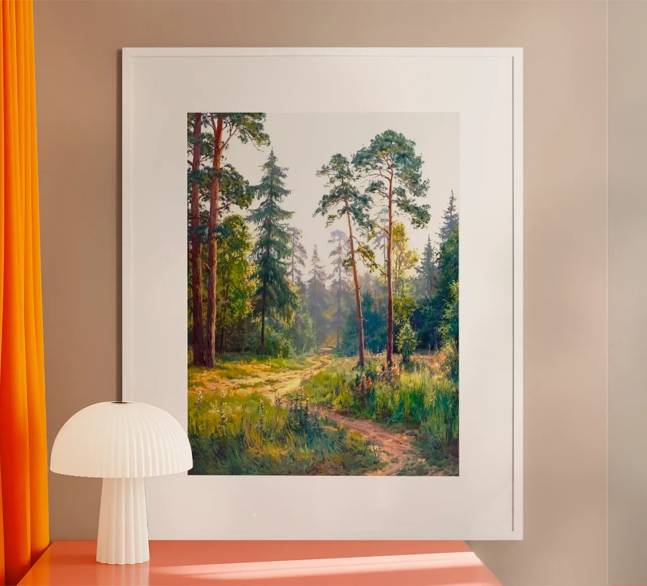 sunshine on forest poster da melts
