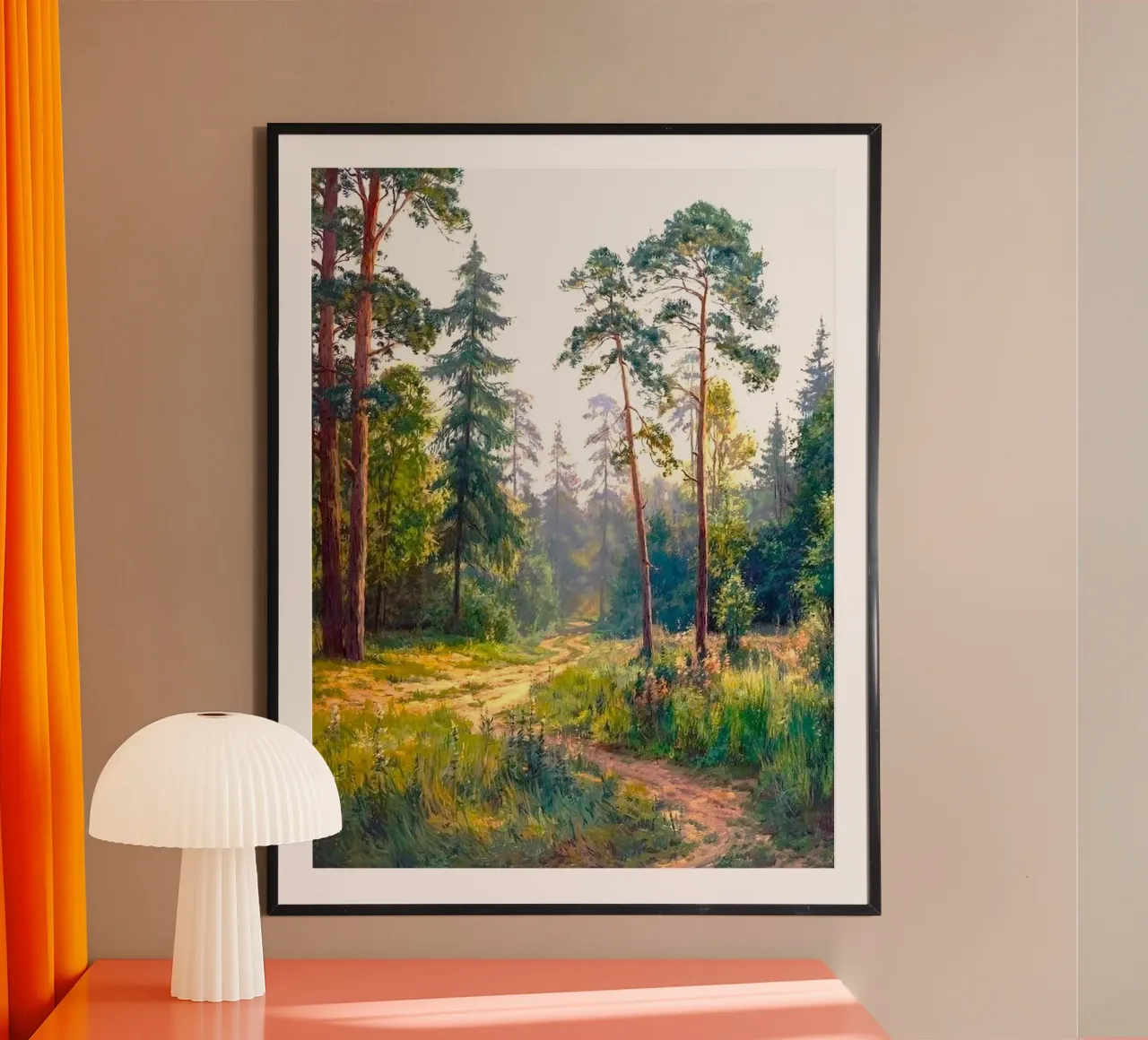 sunshine on forest poster da melts