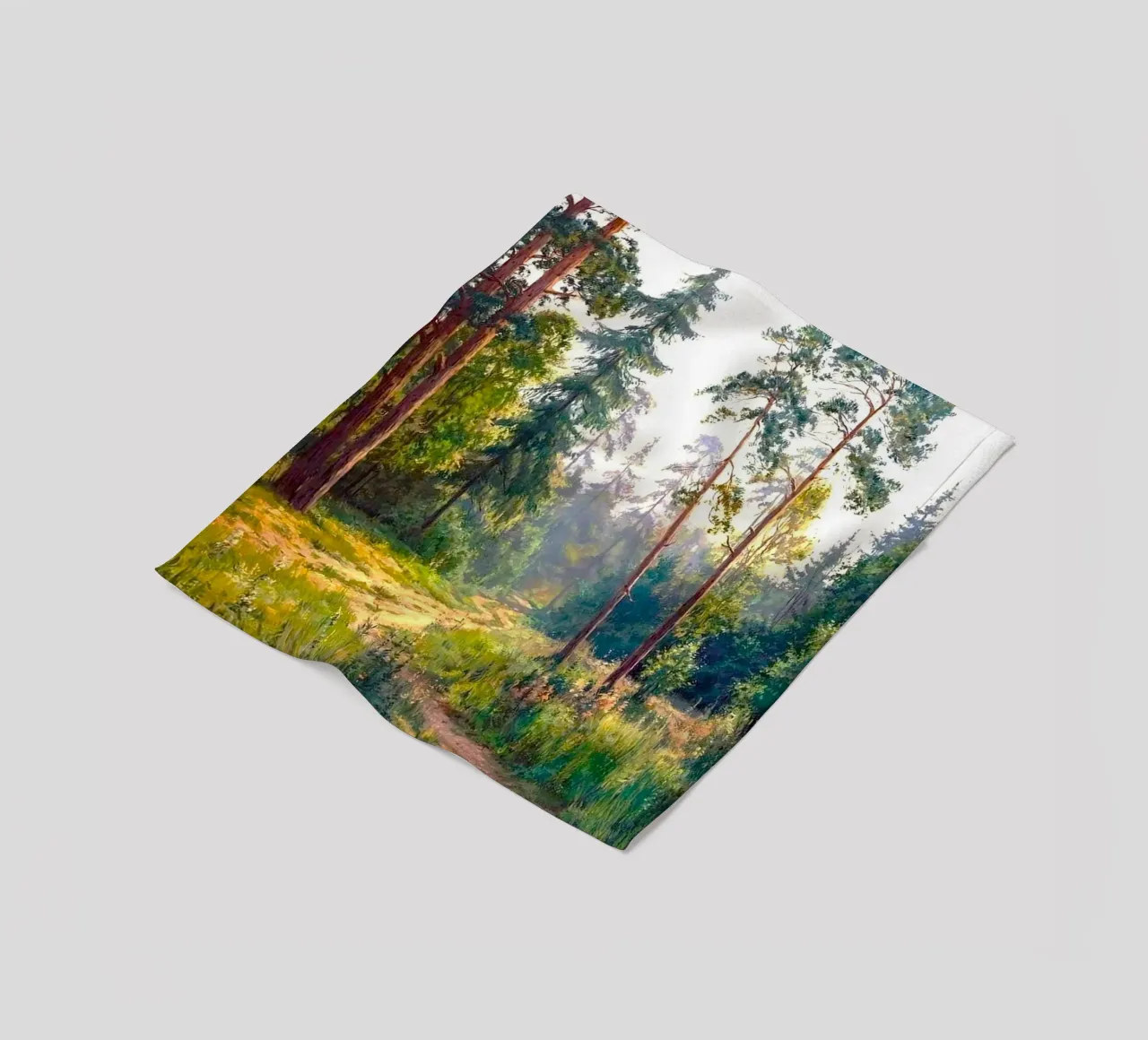 sunshine on forest coperta in pile da melts