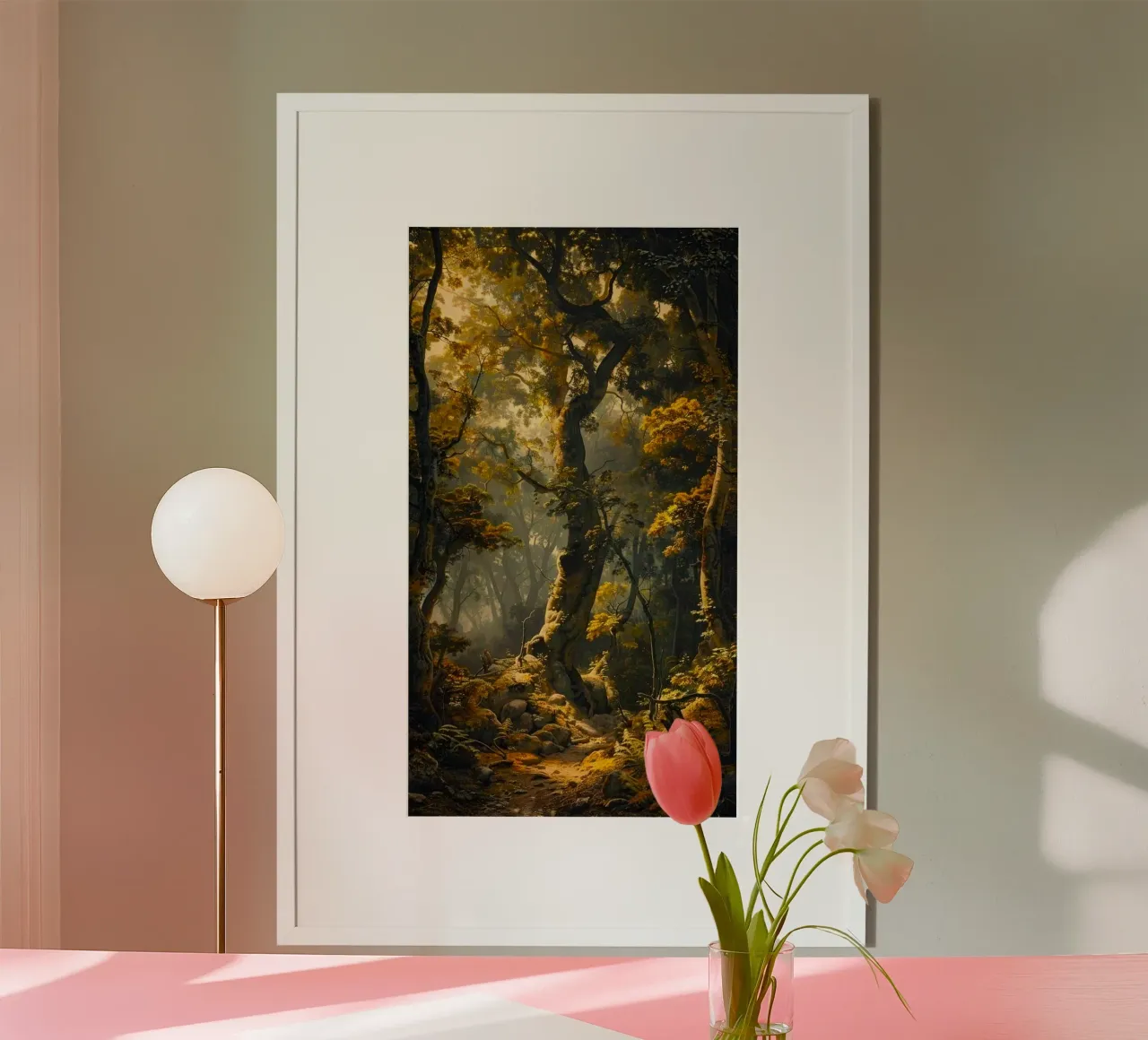 forest in sunset poster da hamily