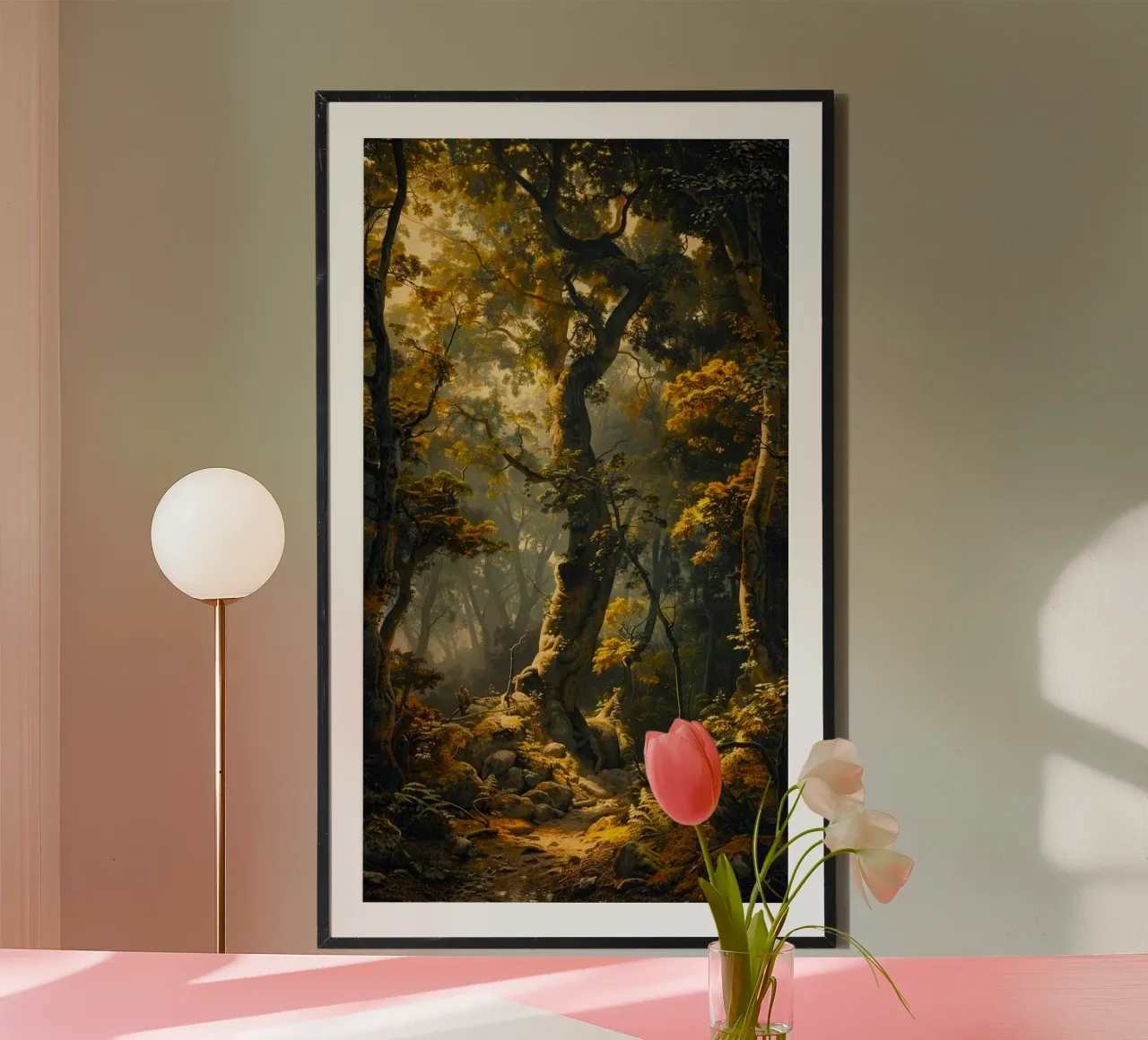 forest in sunset poster da hamily