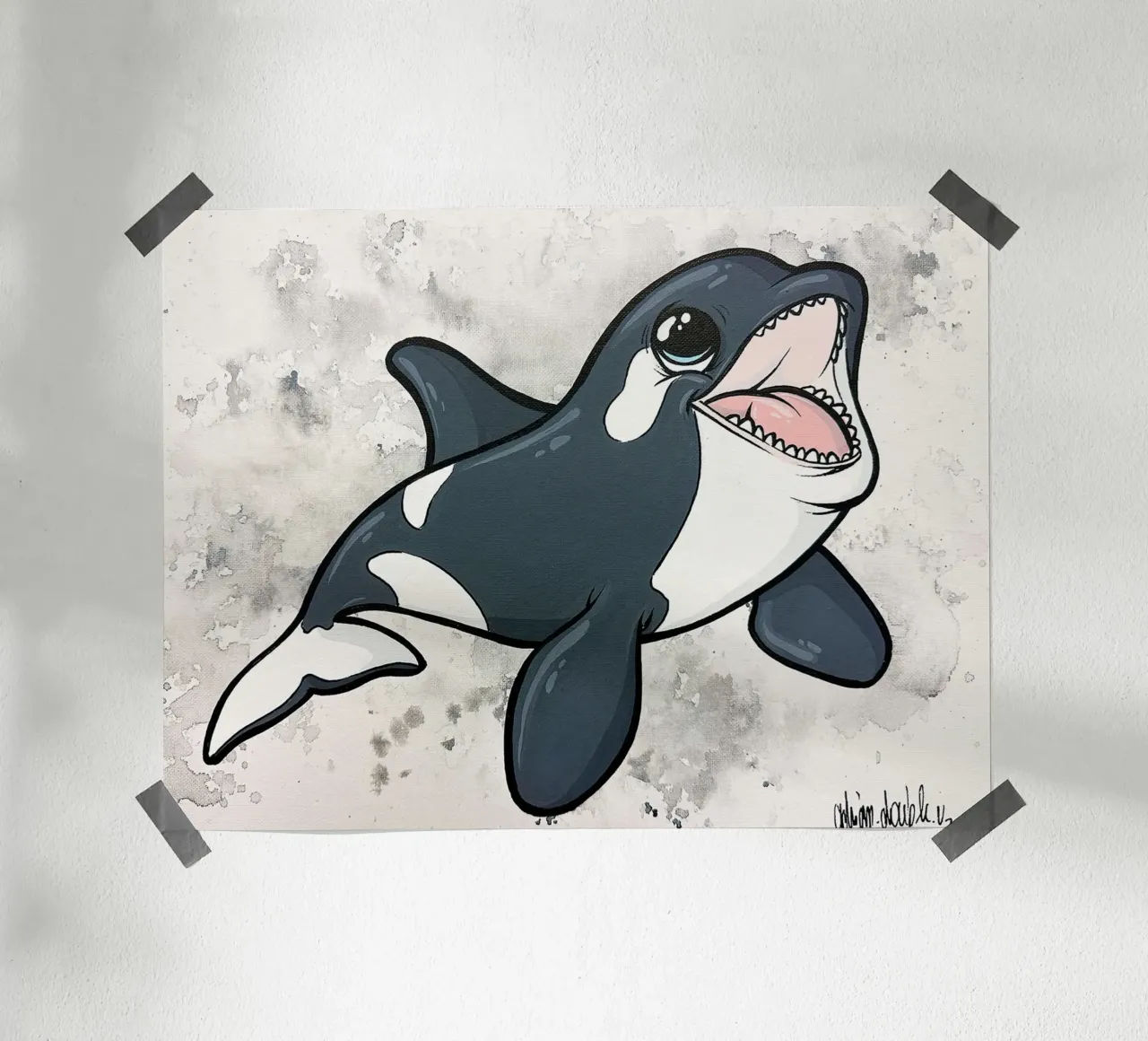Baby Orca poster da David Jackson