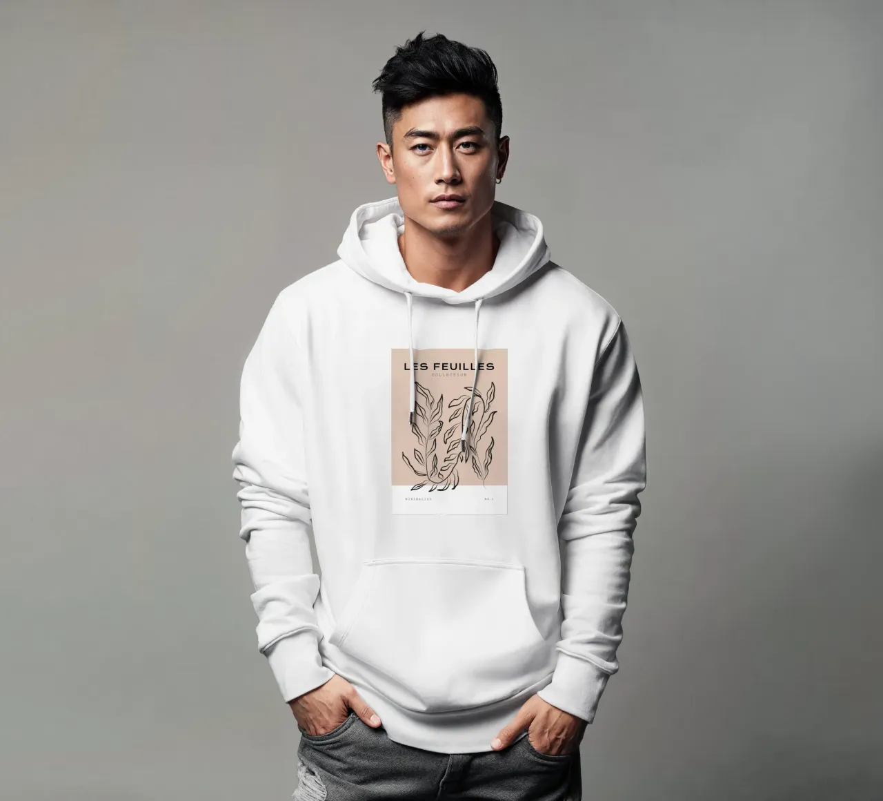 Boho Bohemian 7 Laurel felpa con cappuccio da Boho Print Collection