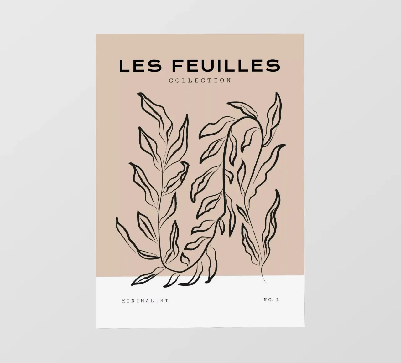 Boho Bohemian 7 Laurel pellicola backlit da Boho Print Collection