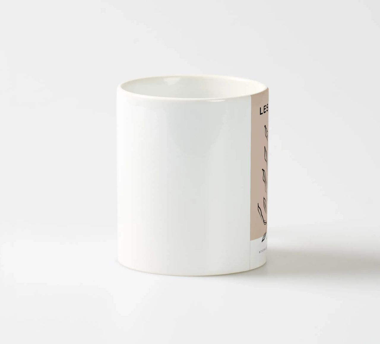 Boho Bohemian 7 Laurel tazza in ceramica da Boho Print Collection