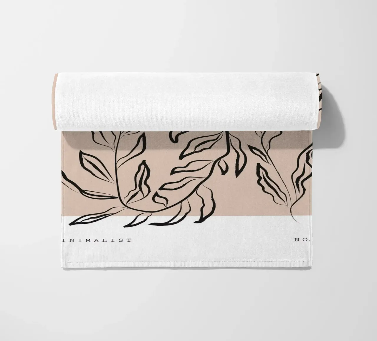 Boho Bohemian 7 Laurel telo mare da Boho Print Collection