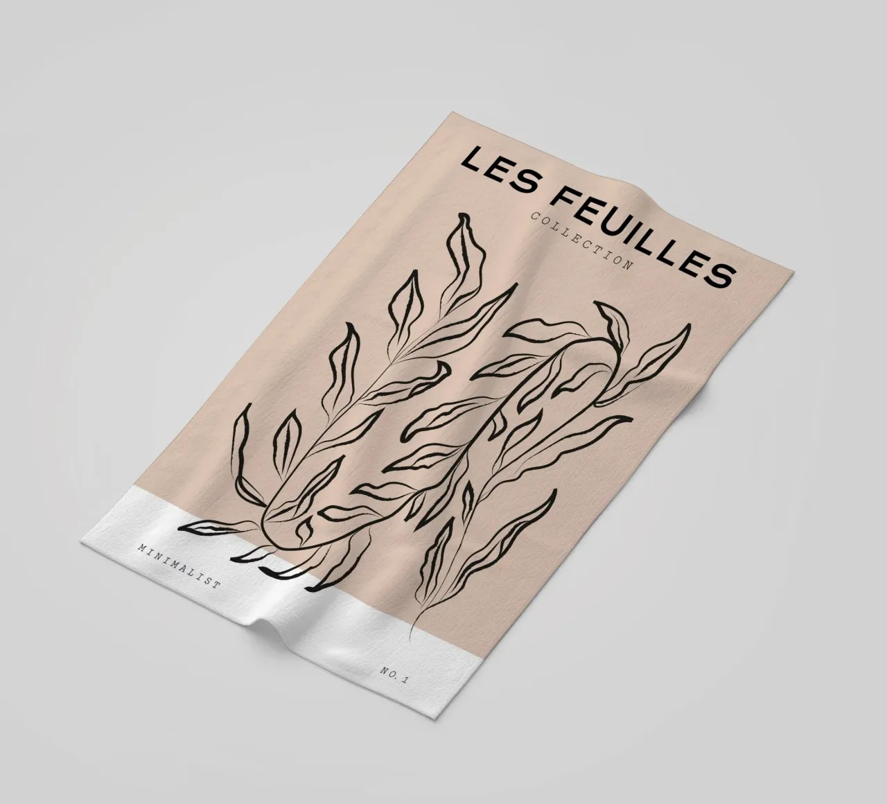 Boho Bohemian 7 Laurel telo mare da Boho Print Collection