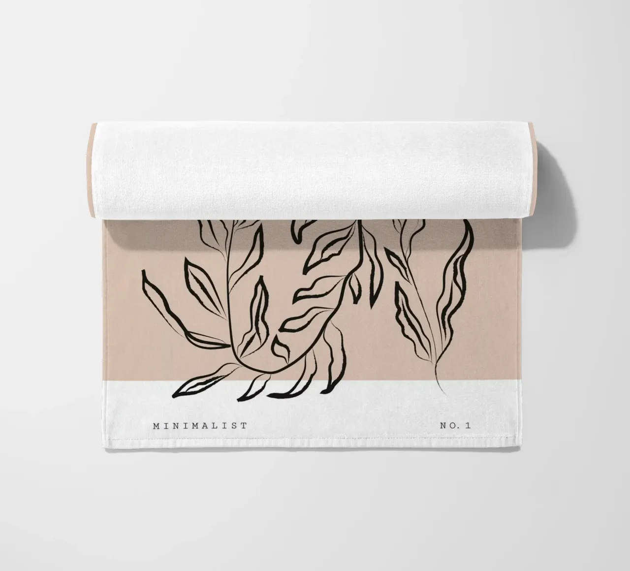 Boho Bohemian 7 Laurel telo mare da Boho Print Collection