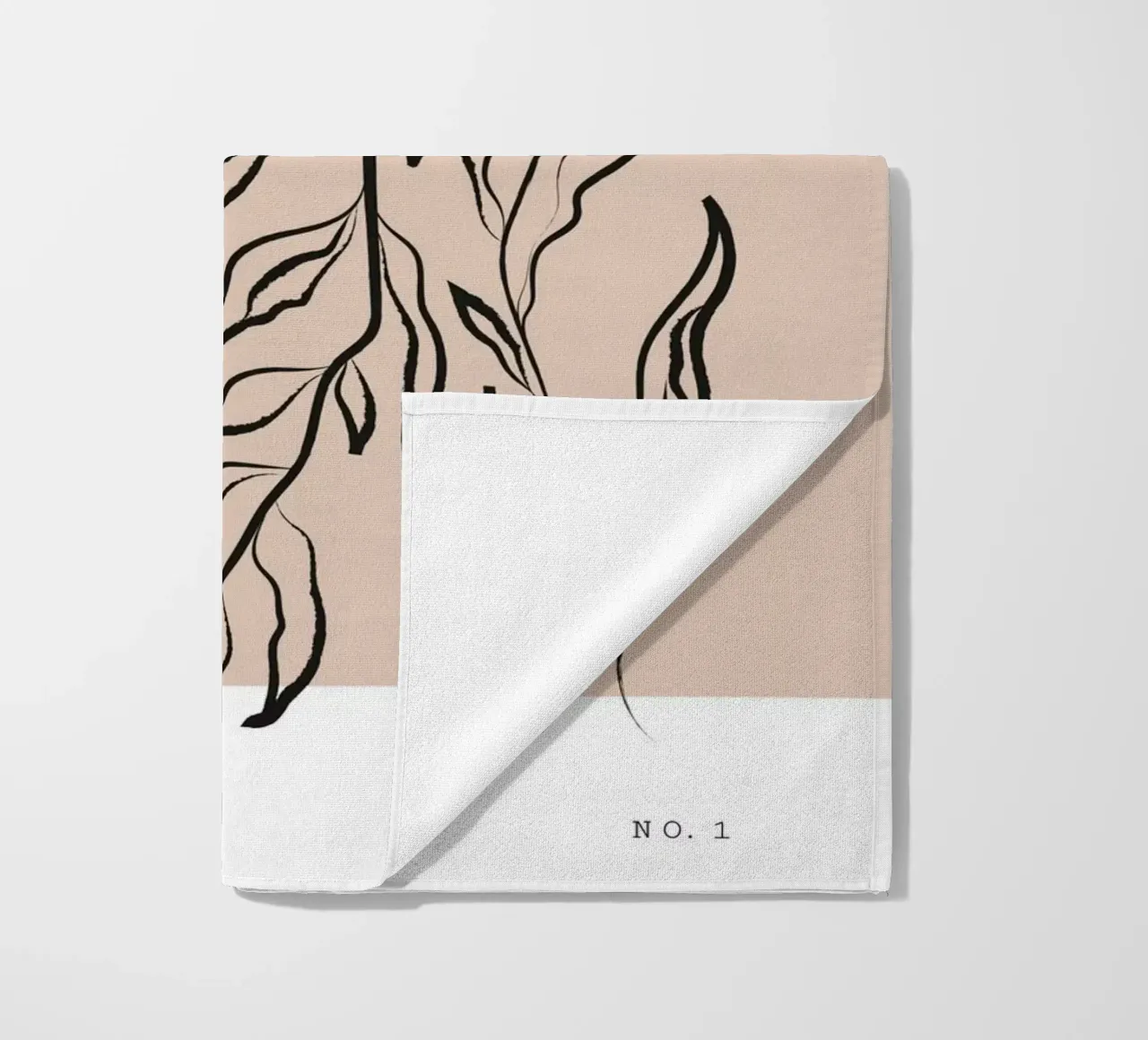 Boho Bohemian 7 Laurel telo mare da Boho Print Collection