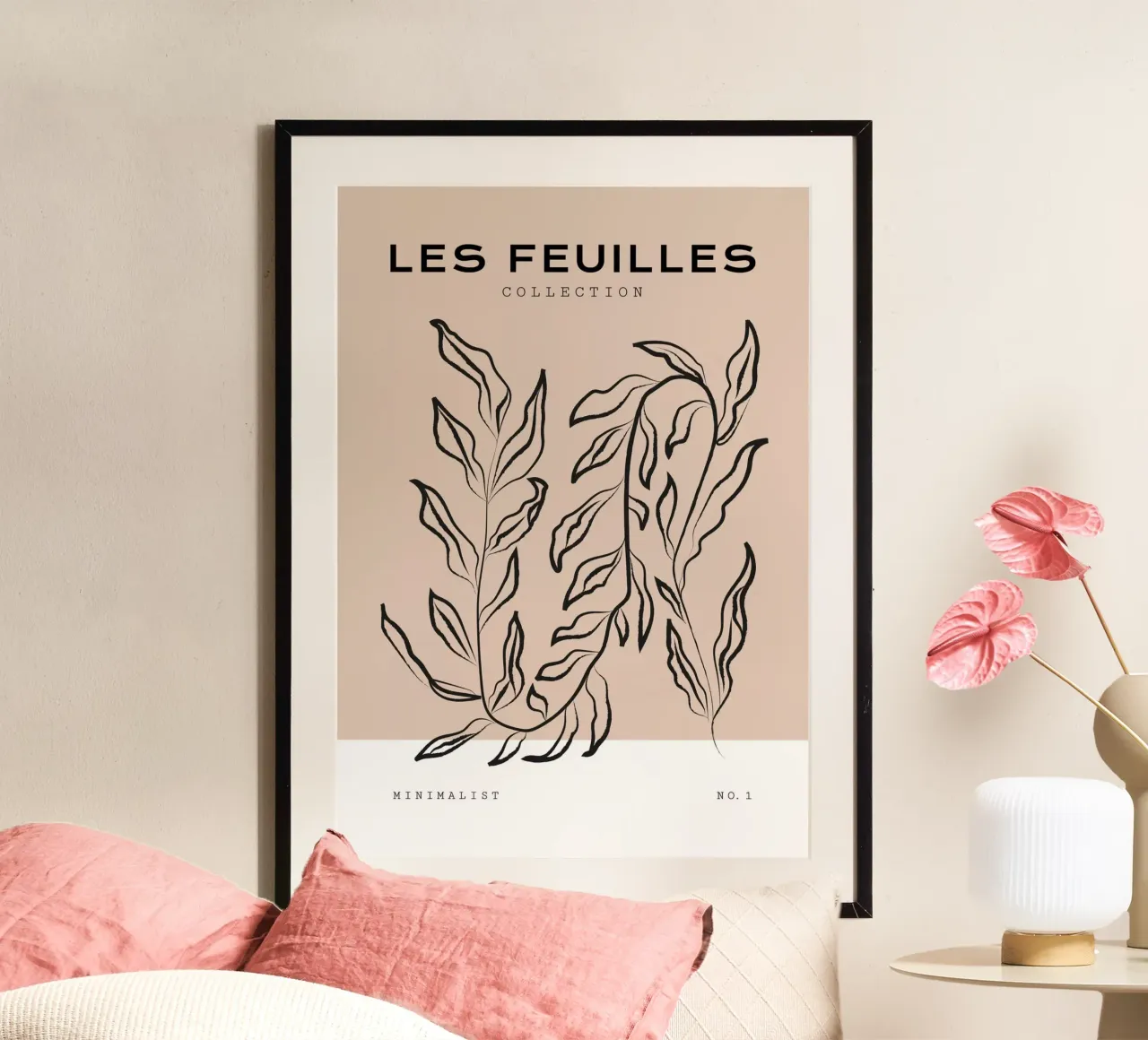 Boho Bohemian 7 Laurel poster da Boho Print Collection