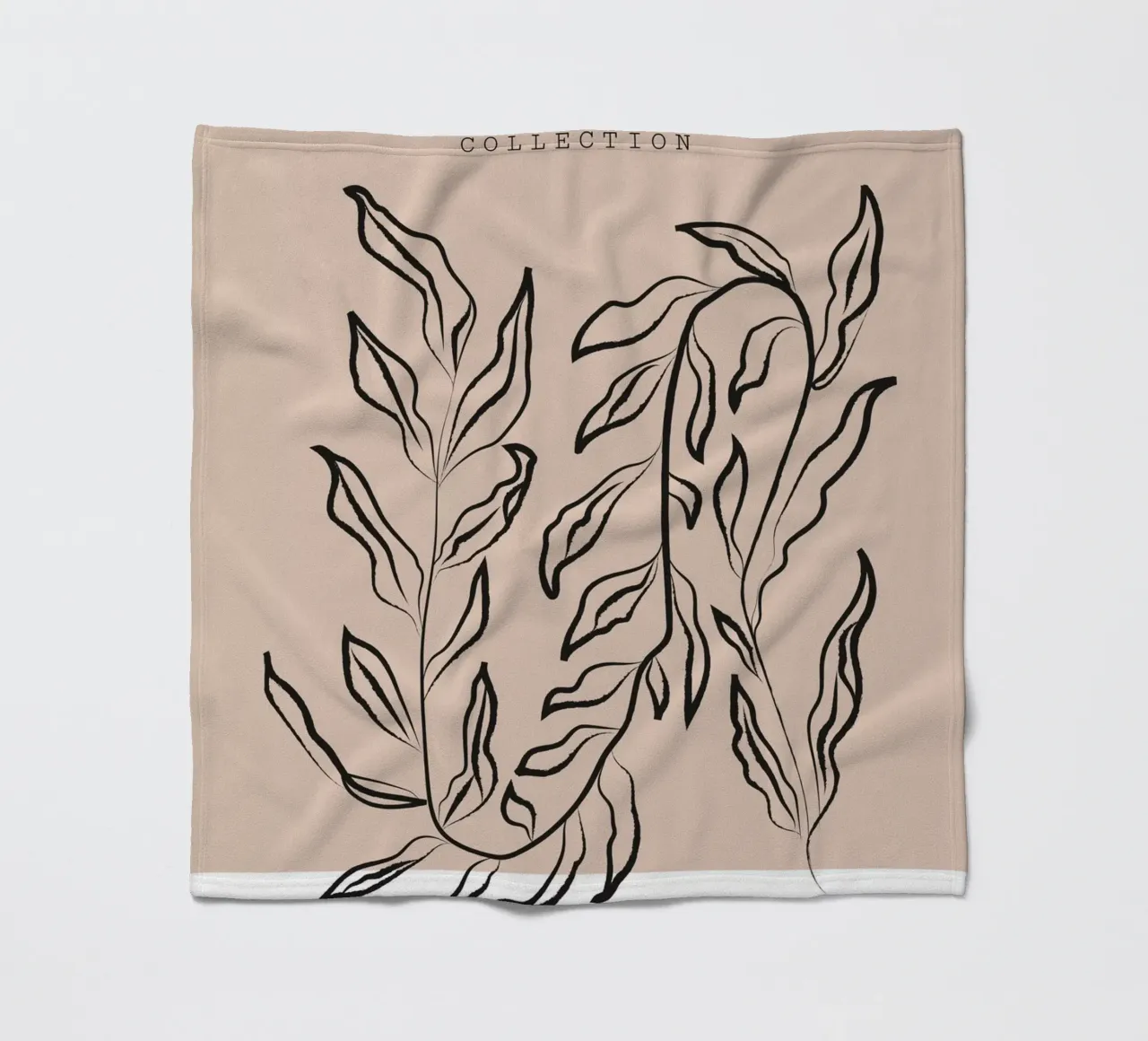 Boho Bohemian 7 Laurel coperta in pile da Boho Print Collection