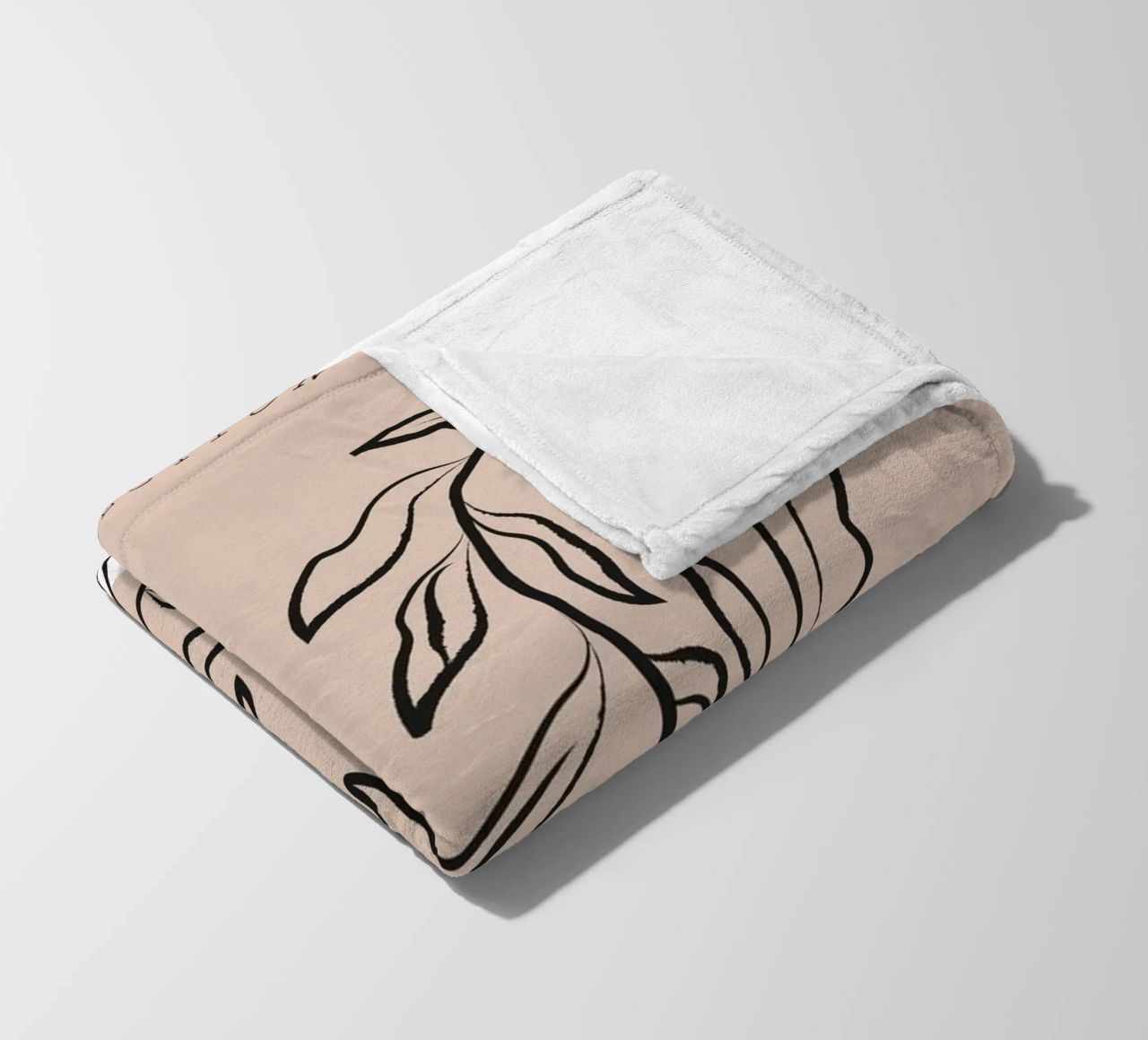 Boho Bohemian 7 Laurel coperta in pile da Boho Print Collection
