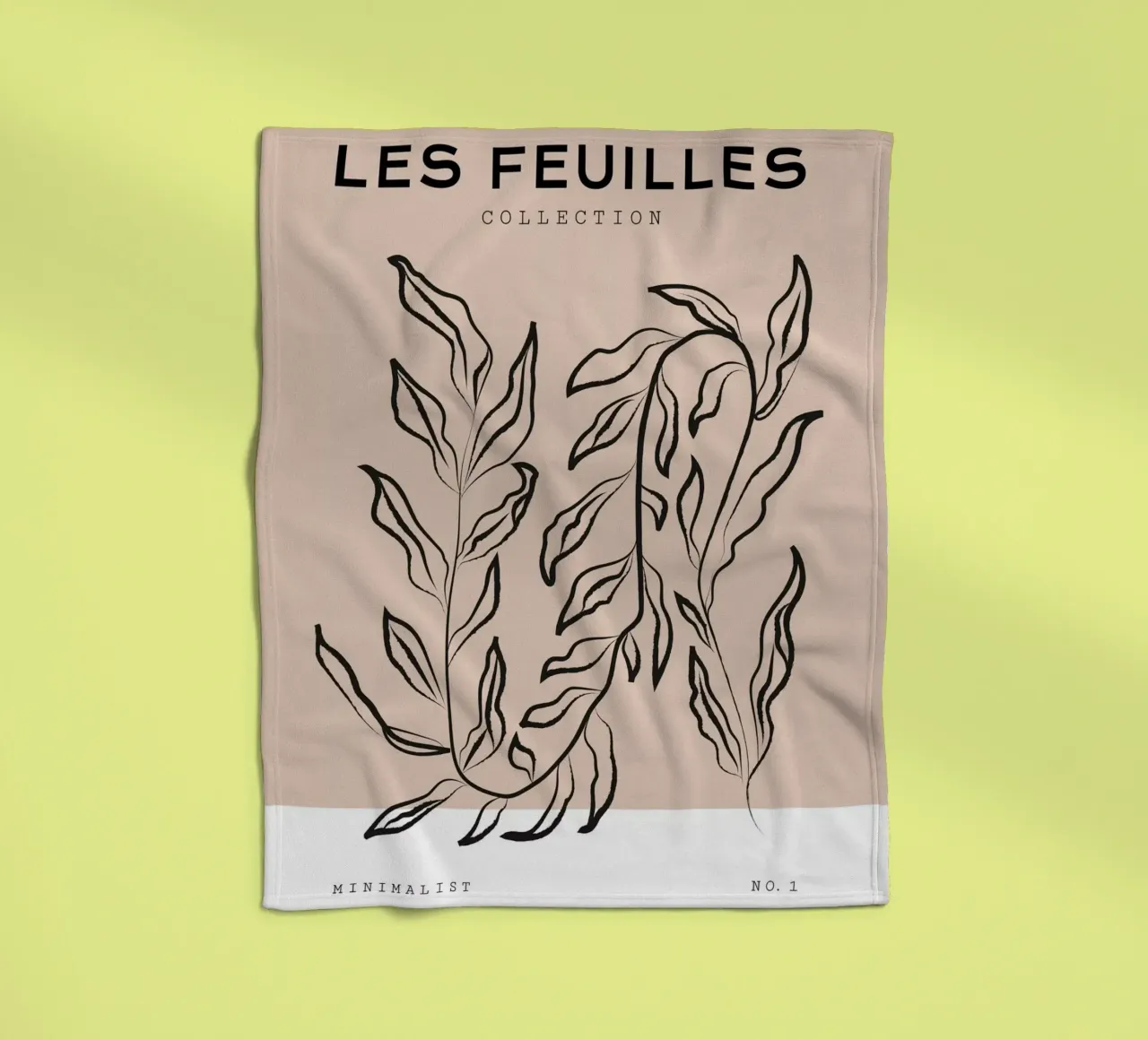 Boho Bohemian 7 Laurel coperta in pile da Boho Print Collection