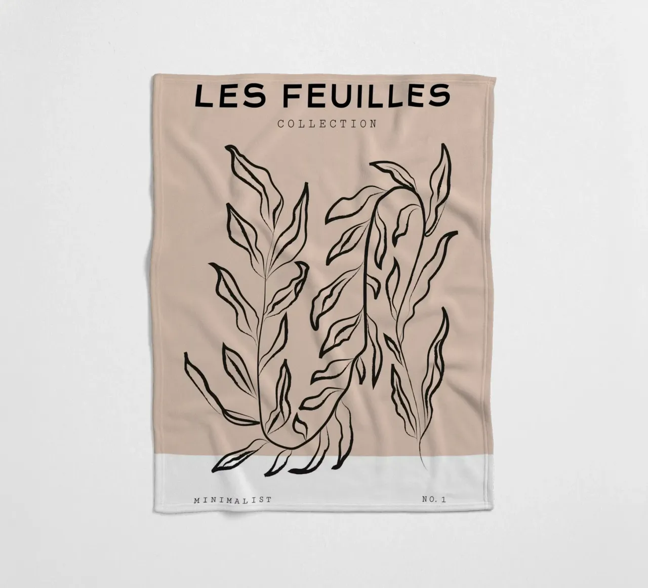 Boho Bohemian 7 Laurel coperta in pile da Boho Print Collection