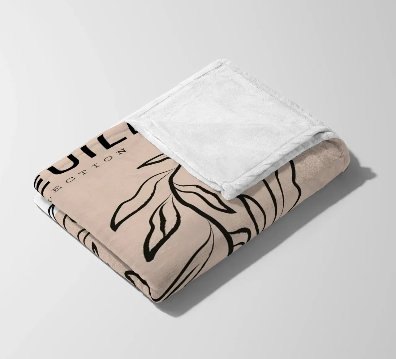 Boho Bohemian 7 Laurel coperta in pile da Boho Print Collection