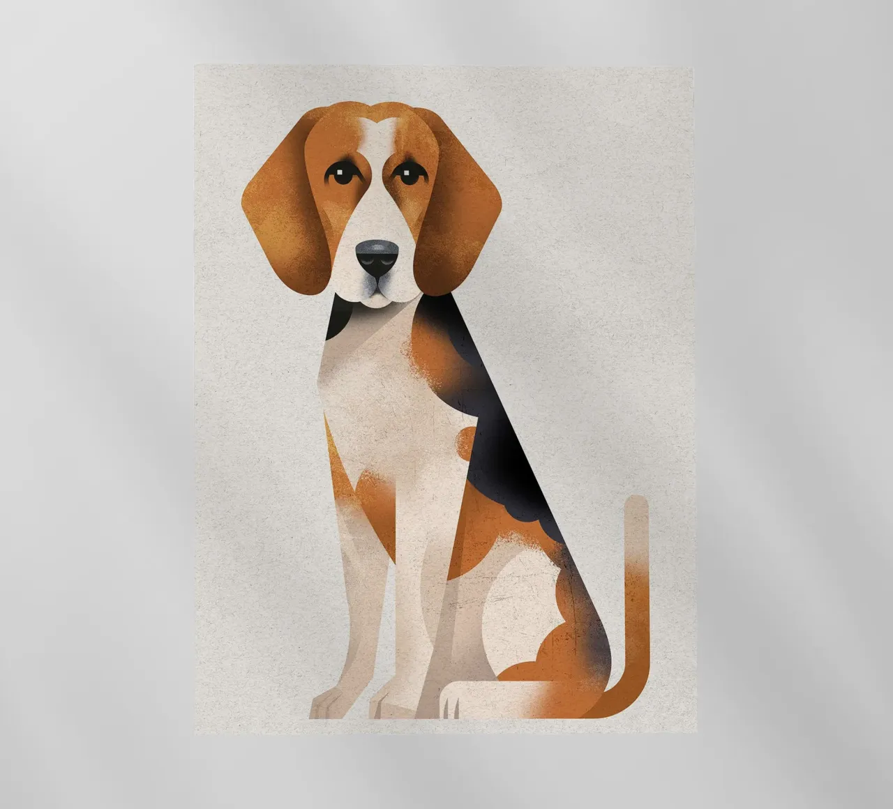 Beagle pellicola backlit da David Jackson