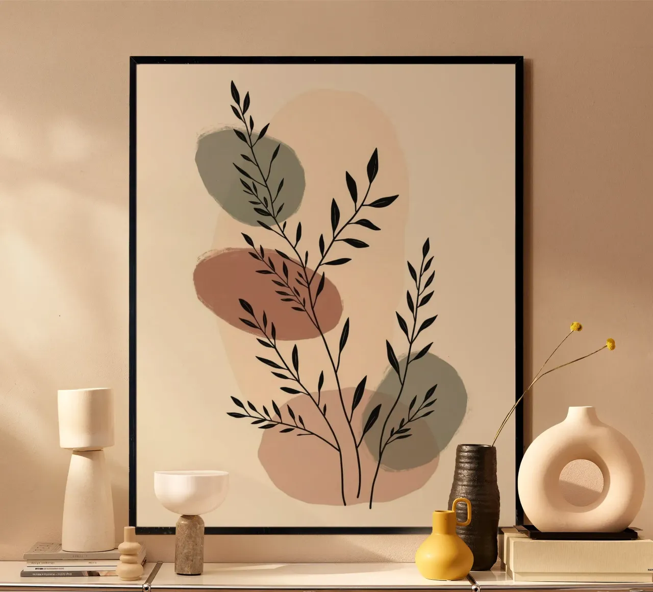 balance shape branch poster da panada