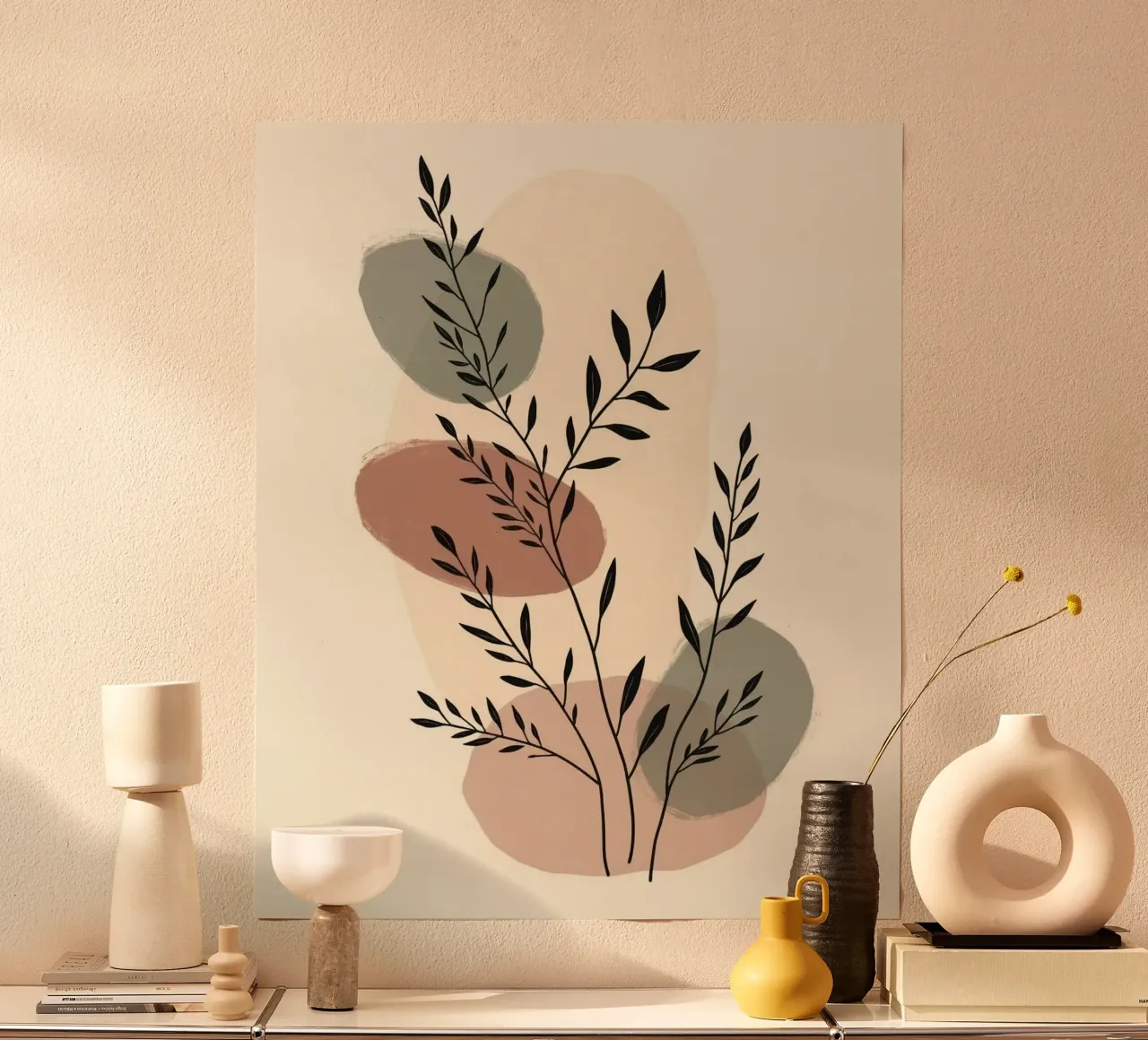 balance shape branch poster da panada