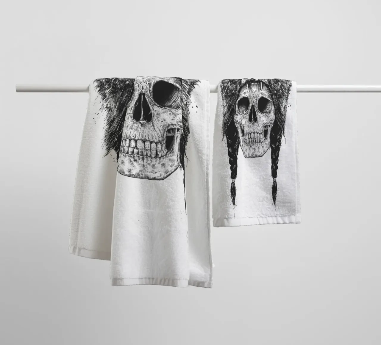 Dead shaman towel by Balazs Solti