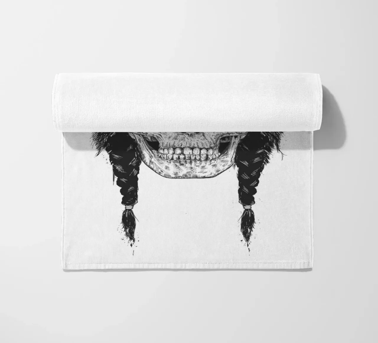 Dead shaman beach towel by Balazs Solti