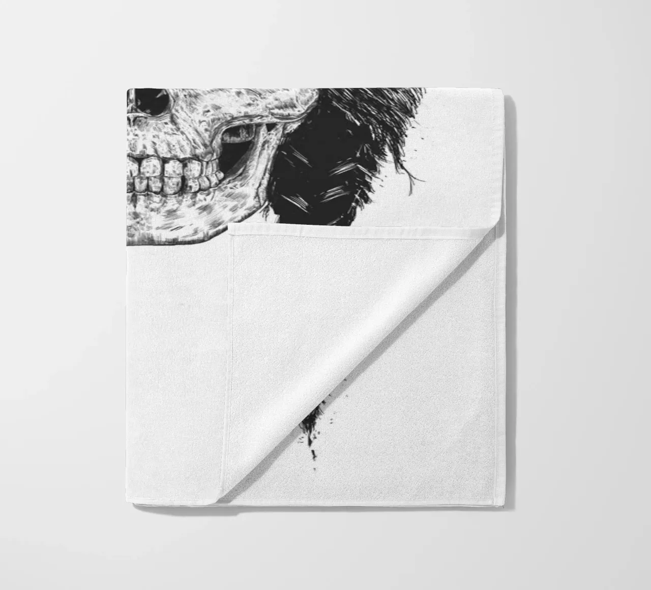 Dead shaman beach towel by Balazs Solti