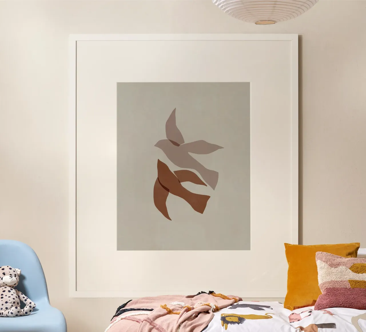 couple bird in color poster da huminity
