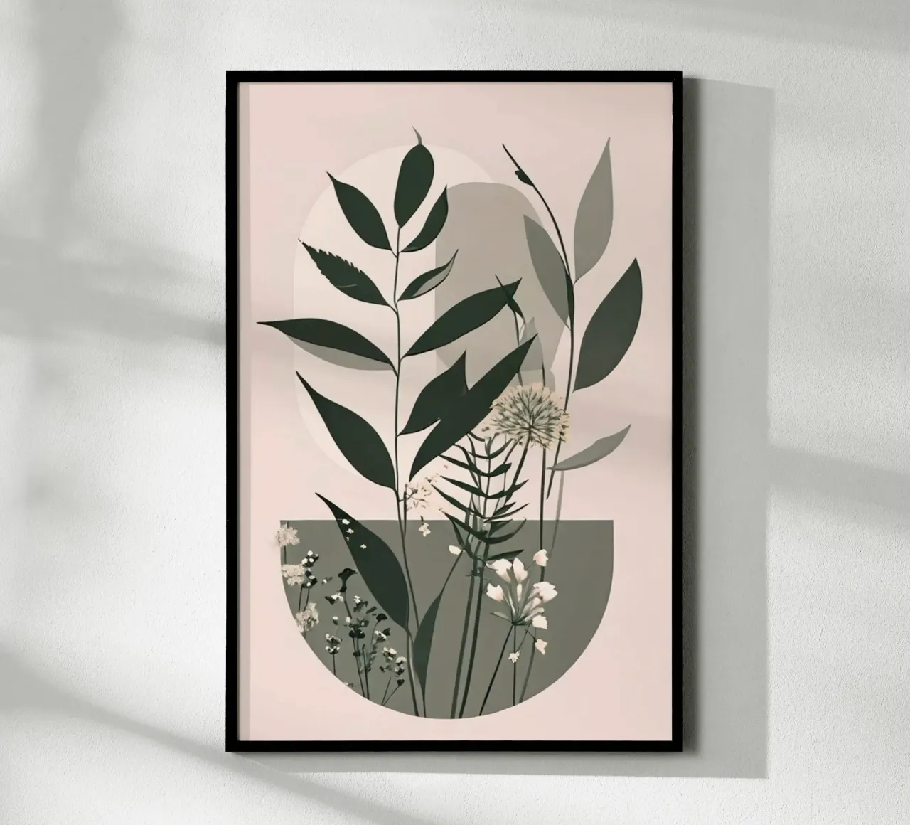 flower in circle poster da panada