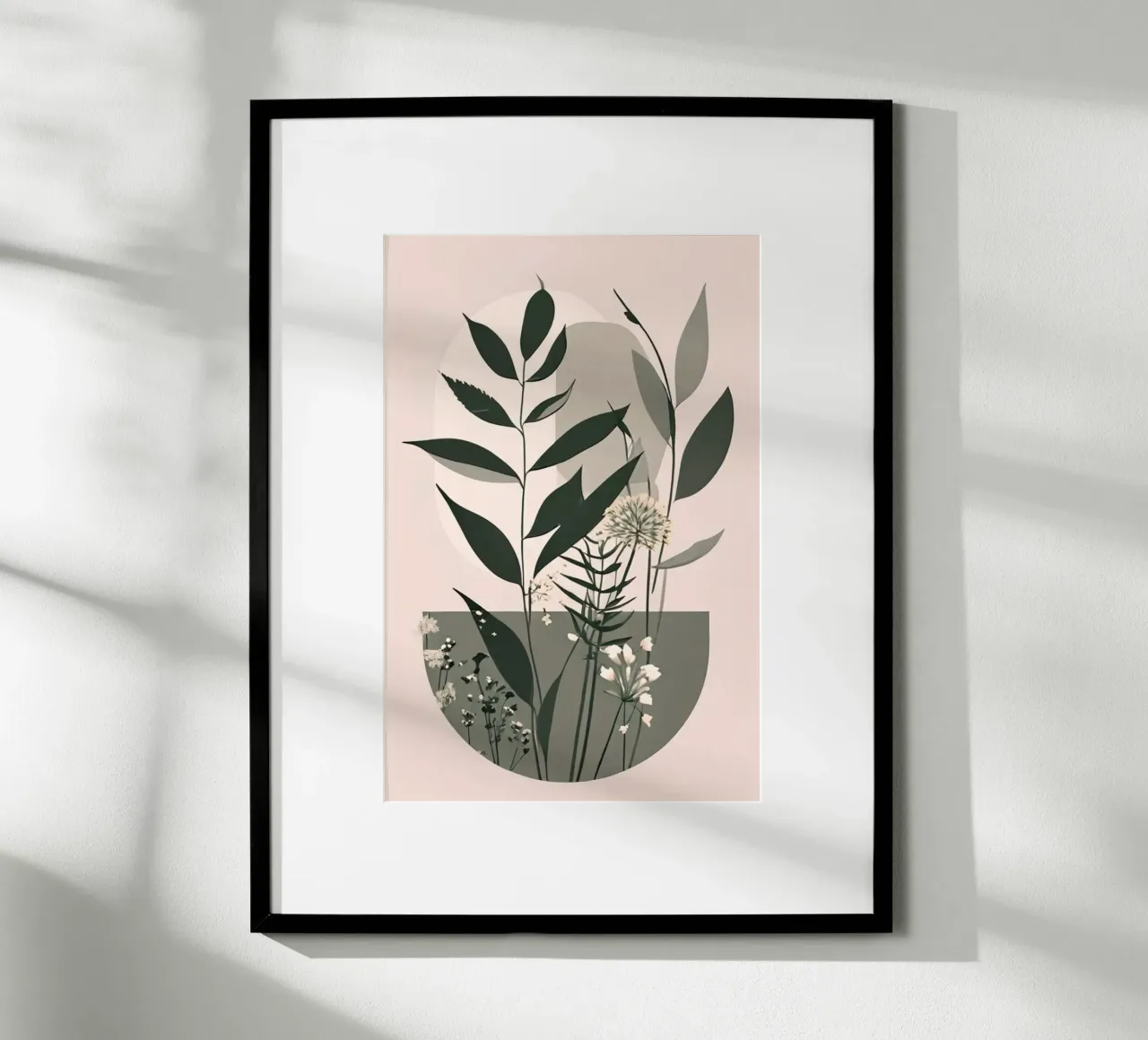 flower in circle poster da panada