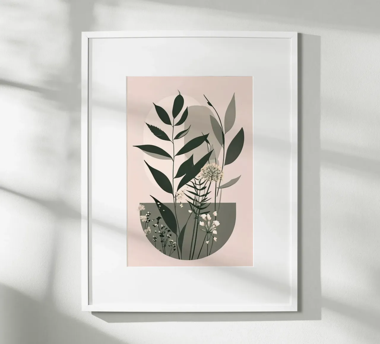 flower in circle poster da panada